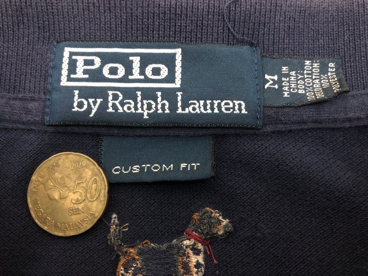 Polo Ralph Lauren × Vintage RARE 🔥 POLO RALPH LAUREN DOG FULL EMBROIDERED CUSTOM FIT Size US M / EU 48-50 / 2 - 9 Thumbnail