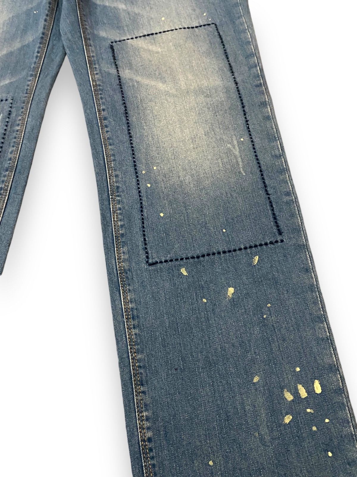 Eddie Bauer Eddie Bauer Boyfriend Patchwork Distressed Floral Jeans Size US 34 / EU 50 - 9 Thumbnail
