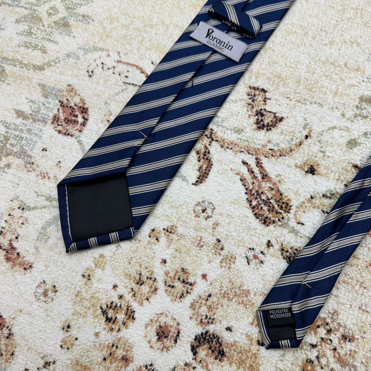Vintage Luxury Voronin Tie Silk Streetwear 90s Y2k Style UK Size ONE SIZE - 6 Thumbnail