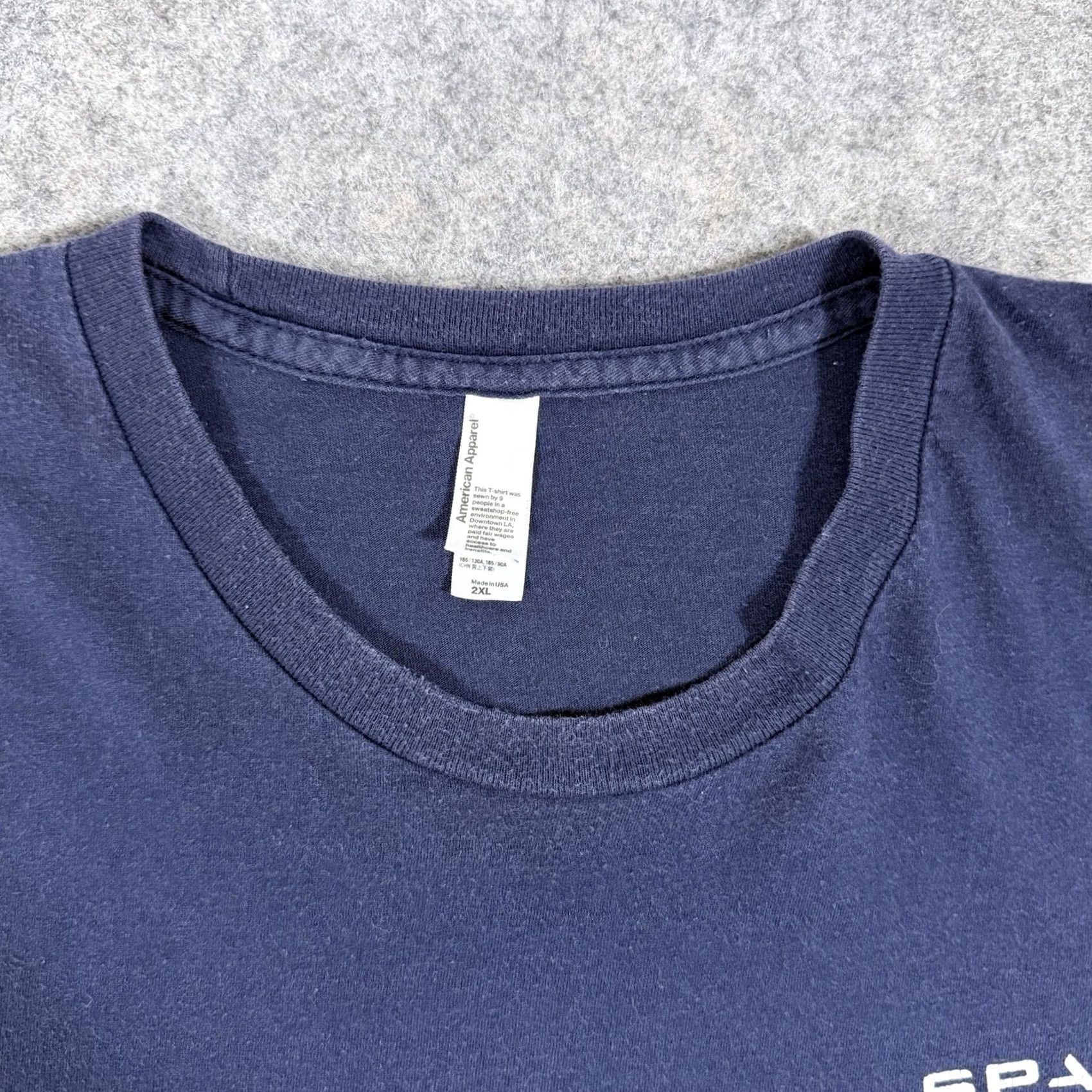 American Apparel American Apparel T-Shirt Black Size 2XL Space SpaceX Graphics Mens Size US XXL / EU 58 / 5 - 4 Thumbnail
