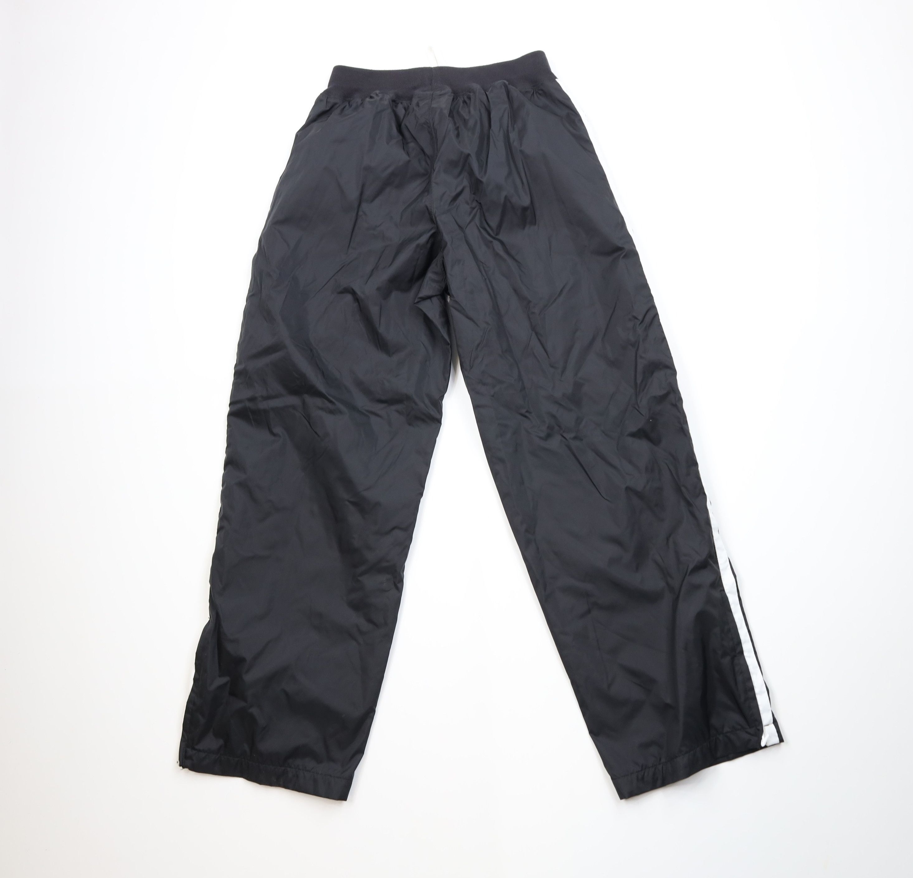 Nike Vintage 90s Nike Mini Swoosh Wide Leg Windbreaker Pants Size 28" / US 6 / IT 42 - 10 Thumbnail