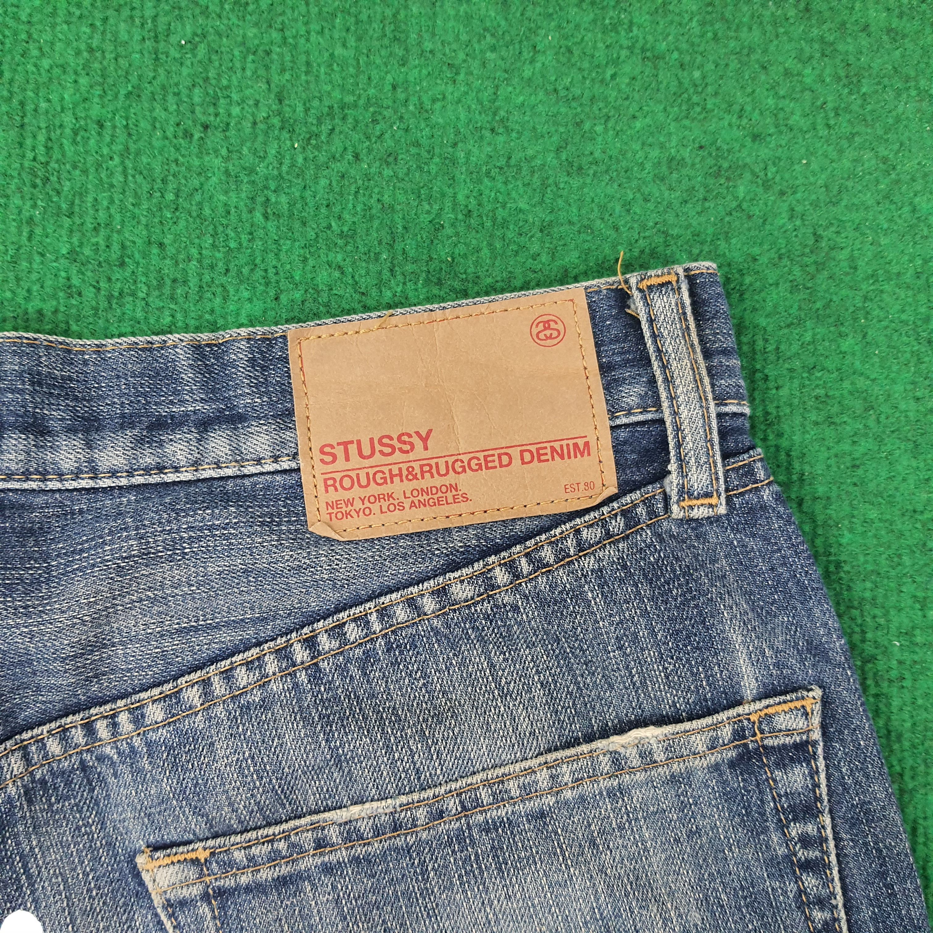 Vintage Stussy Streetwear Custom Logo Jeans C228N17