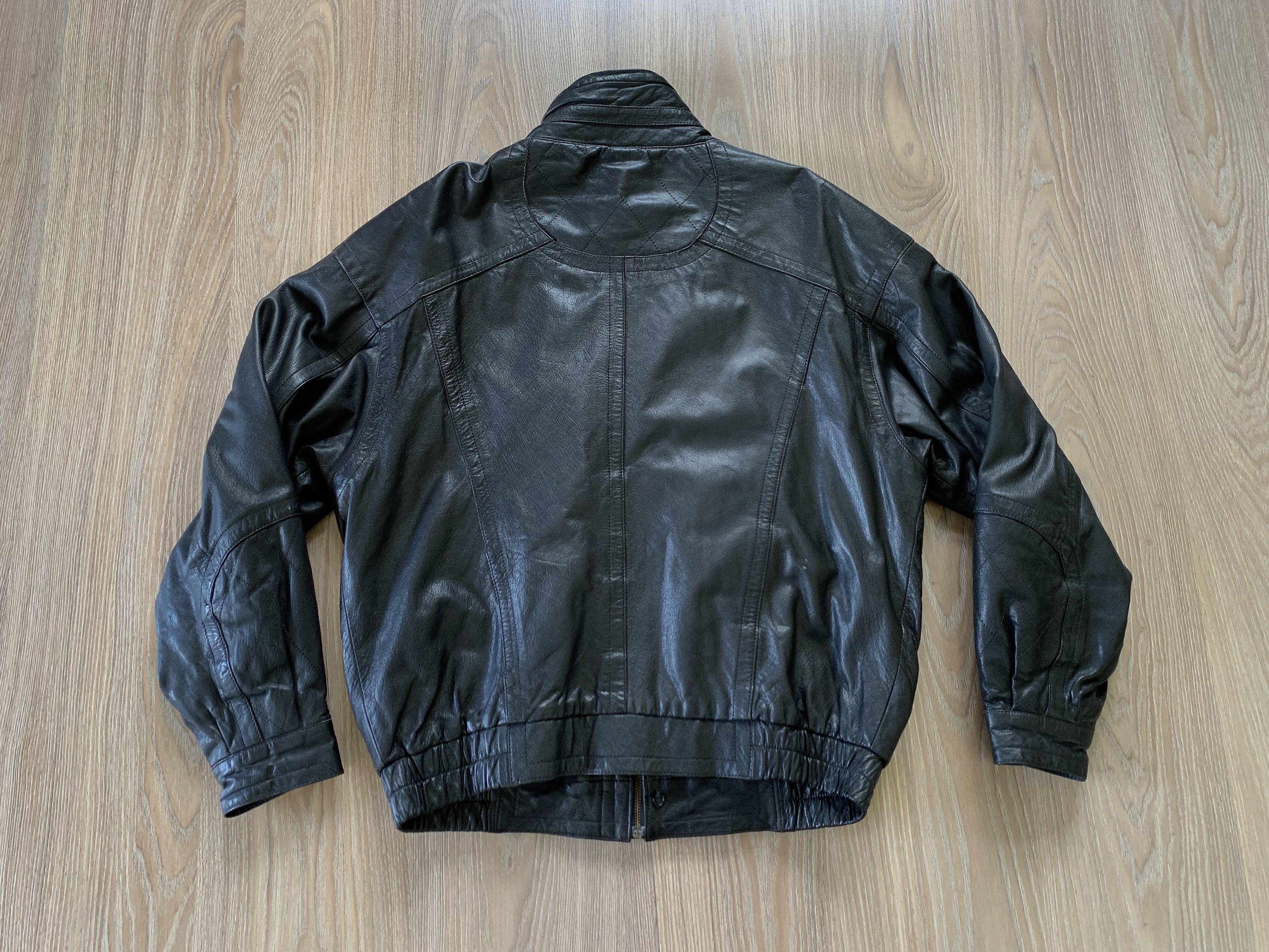 Vintage Vintage Carlo Santini Leather Multi Pocket Jacket Size US M / EU 48-50 / 2 - 3 Thumbnail