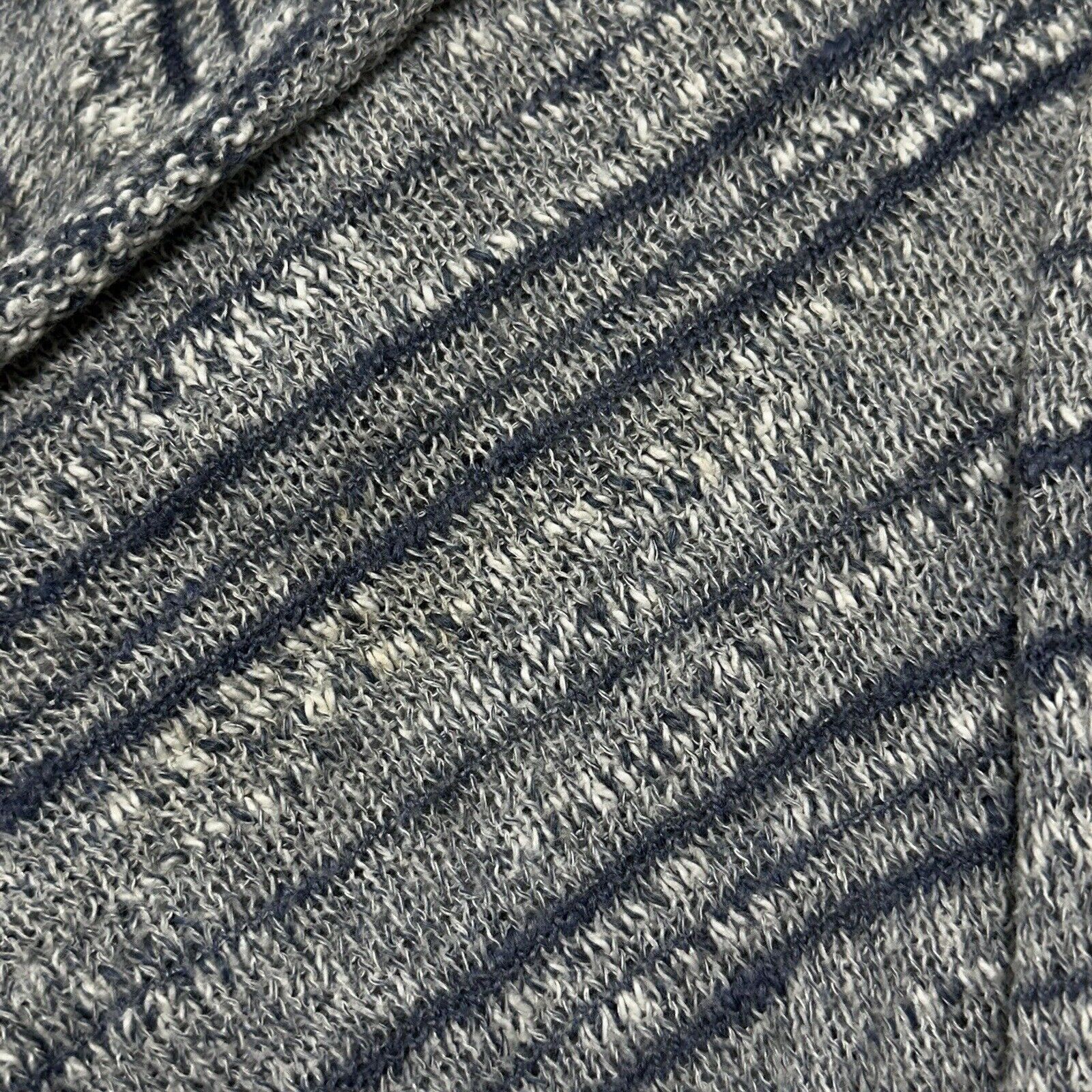 Hollister Hollister XS Waterfall Cardigan Gray Blue Striped Sweater Size XS / US 0-2 / IT 36-38 - 8 Thumbnail