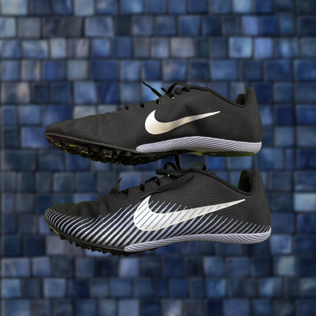Nike NIKE Zoom Rival M9 Track Racing AH1020-004 Men Black/Silver Size 14 NEW Read Size US 14 / EU 47 - 1 Thumbnail