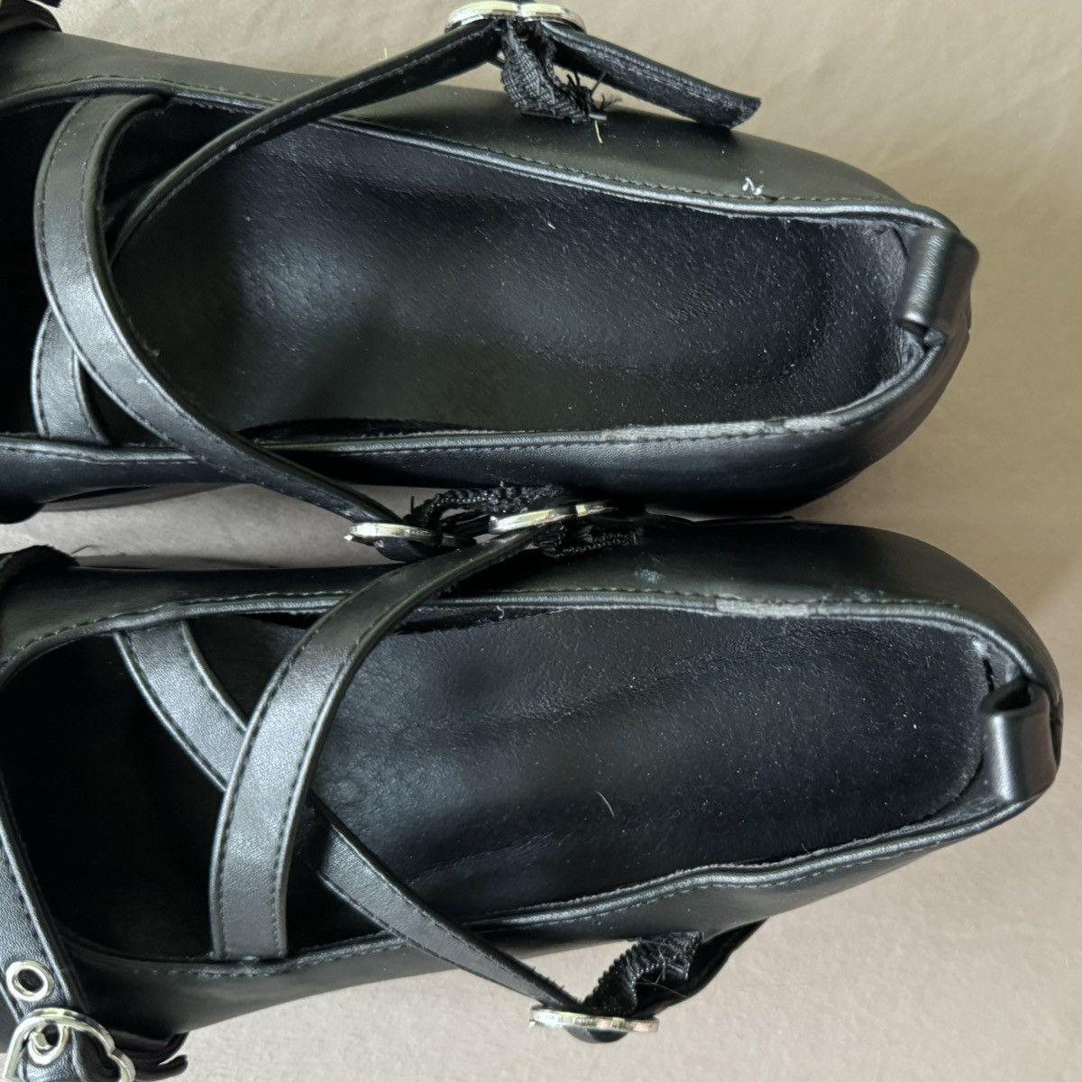Other Lolita cross Strap Heart Buckle Platform Mary Janes Size US 7 / IT 37 - 9 Thumbnail