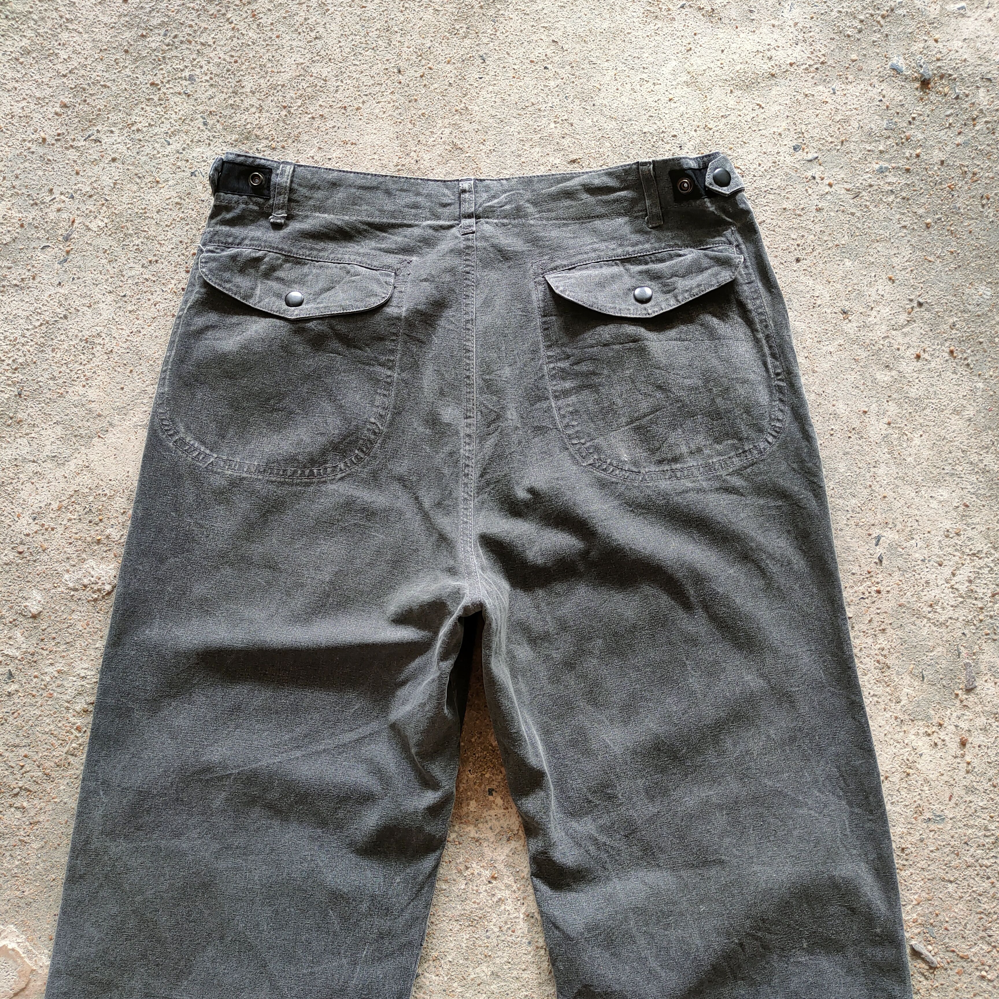 Japanese Brand VINTAGE FRP FADED BLACK ANKLE ZIP BUSH PANTS Size US 32 / EU 48 - 8 Thumbnail