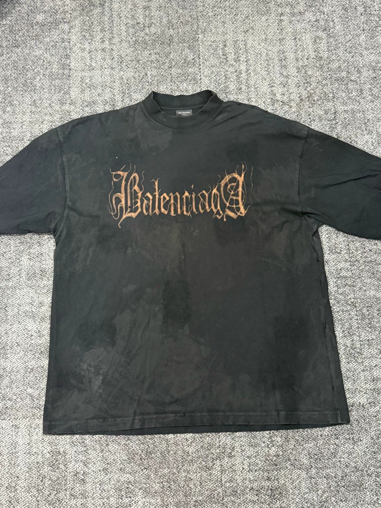 Balenciaga Balenciaga Black S/S Basic Tee S Size US S / EU 44-46 / 1 - 1 Thumbnail