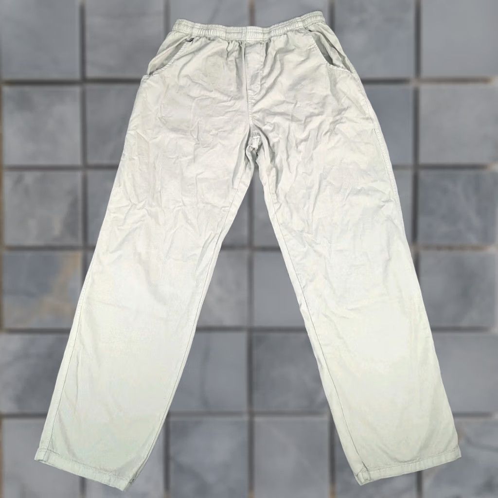 Vintage VINTAGE Crazy Shirts Pants Jogger USA Green XL Mens Cotton Distressed Solid Slim Tapered Inseam 32 High Rise Front Flat Front Casual Travel Product? Size US XL / EU 56 / 4 - 1 Thumbnail