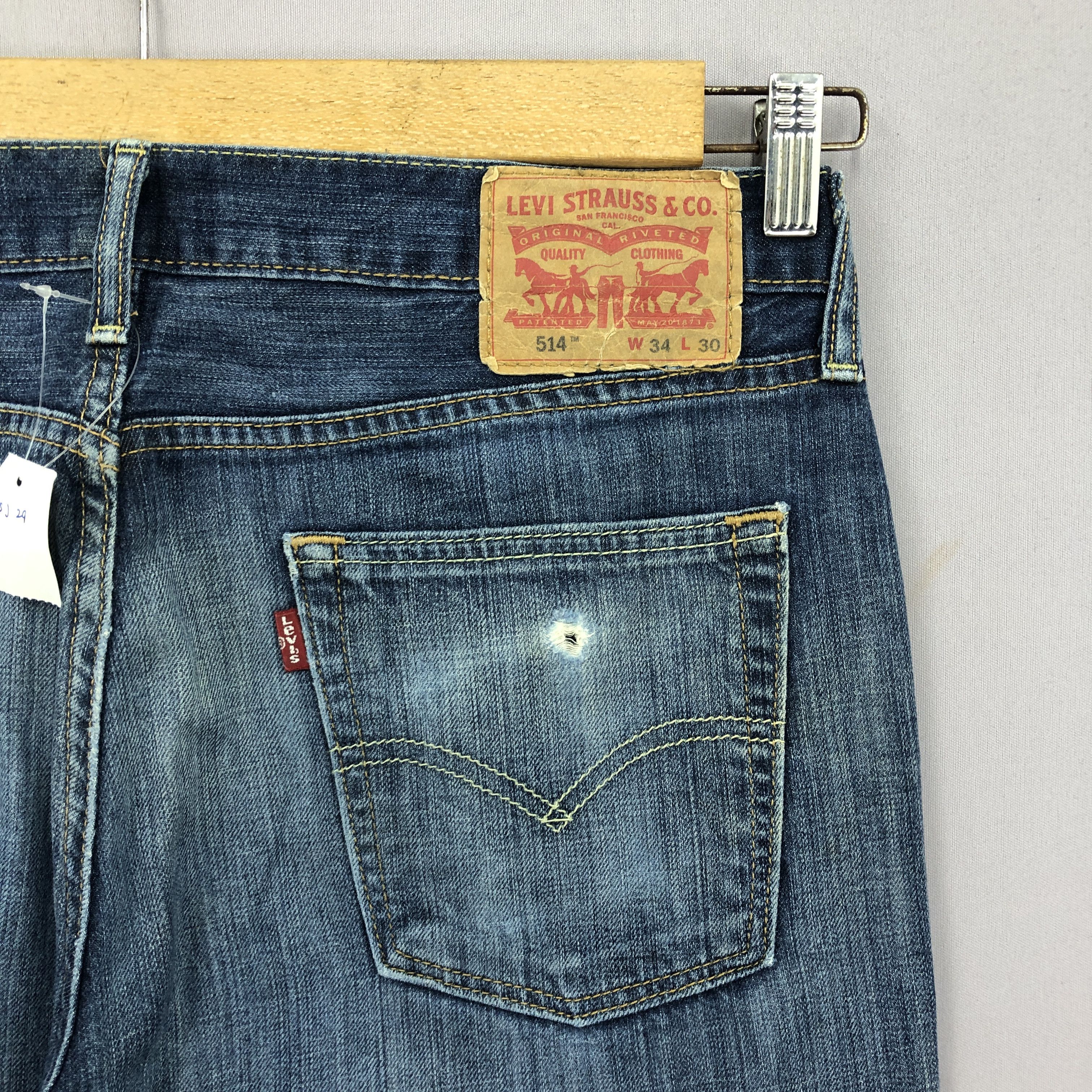 Levi's Vintage Levis 514 Distressed Jeans Levi's Denim Pant Size US 32 / EU 48 - 5 Thumbnail