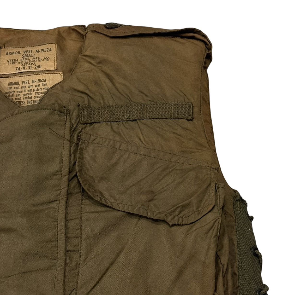 Vintage ‼️VERYRARE‼️Vintage 1953 Stein Bros Mfg Armor Military Vest Size US S / EU 44-46 / 1 - 2 Thumbnail