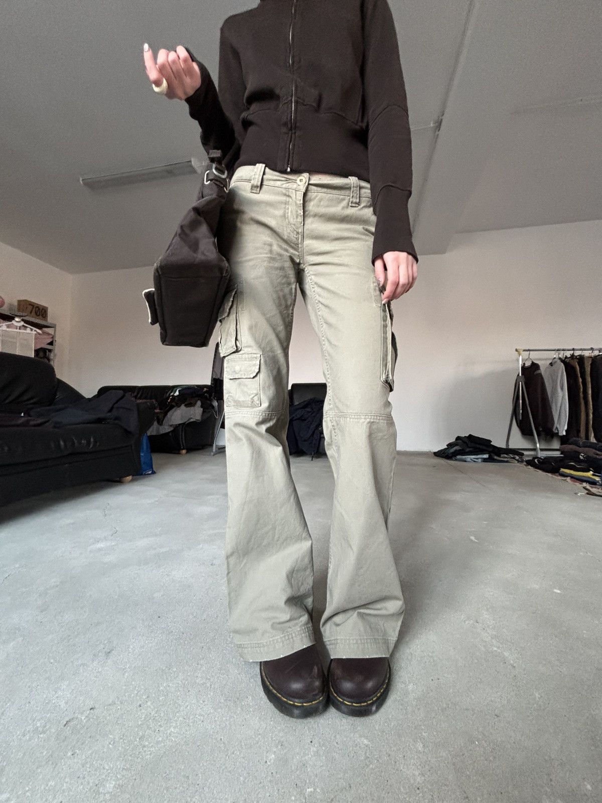 If Six Was Nine Vintage Neighbourhood Cargo Pants Flared Size US 27 - 16 Thumbnail