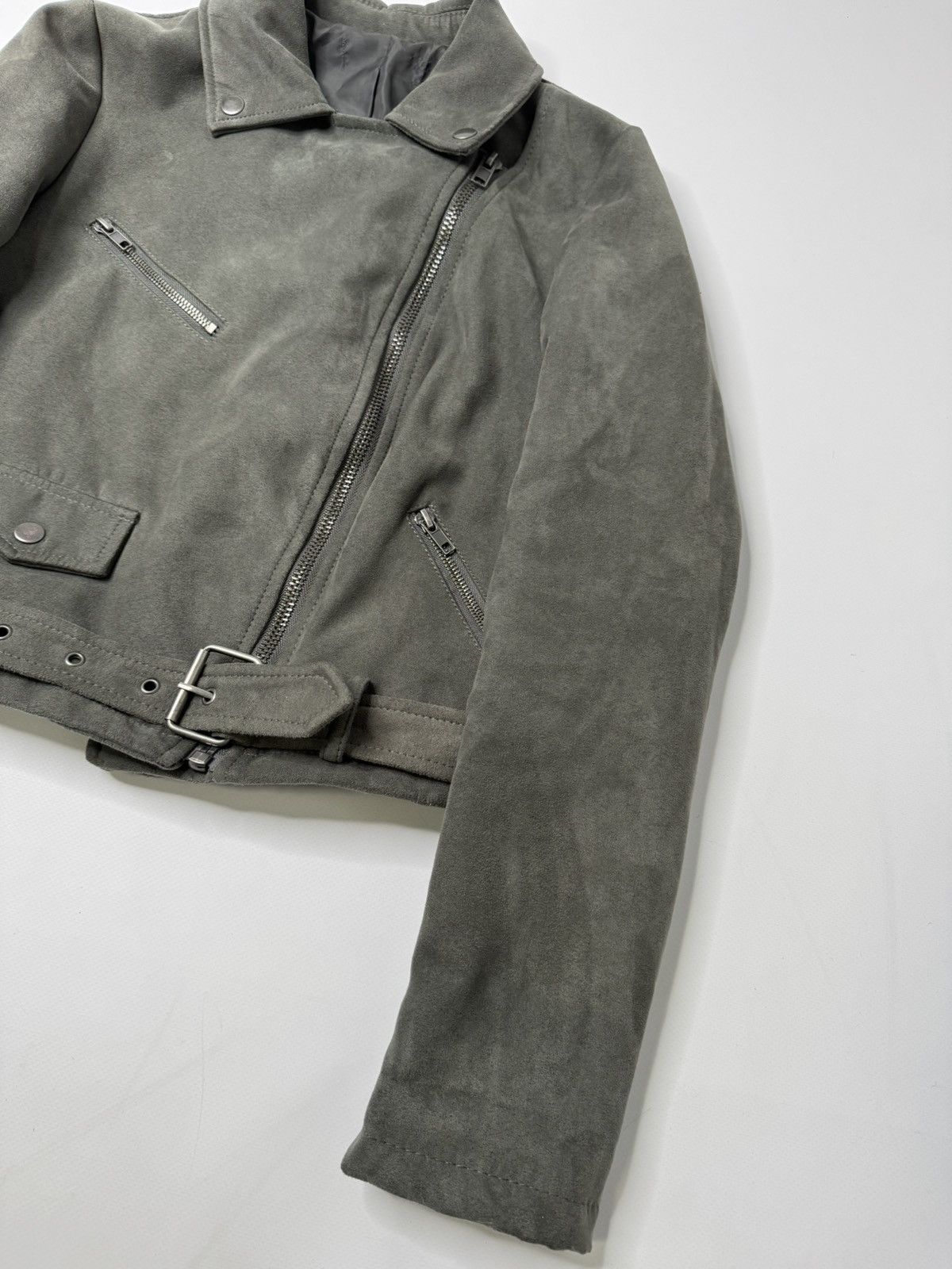 Vintage Vintage avant garde cropped assymetrical zip jacket swag y2k Size S / US 4 / IT 40 - 4 Thumbnail