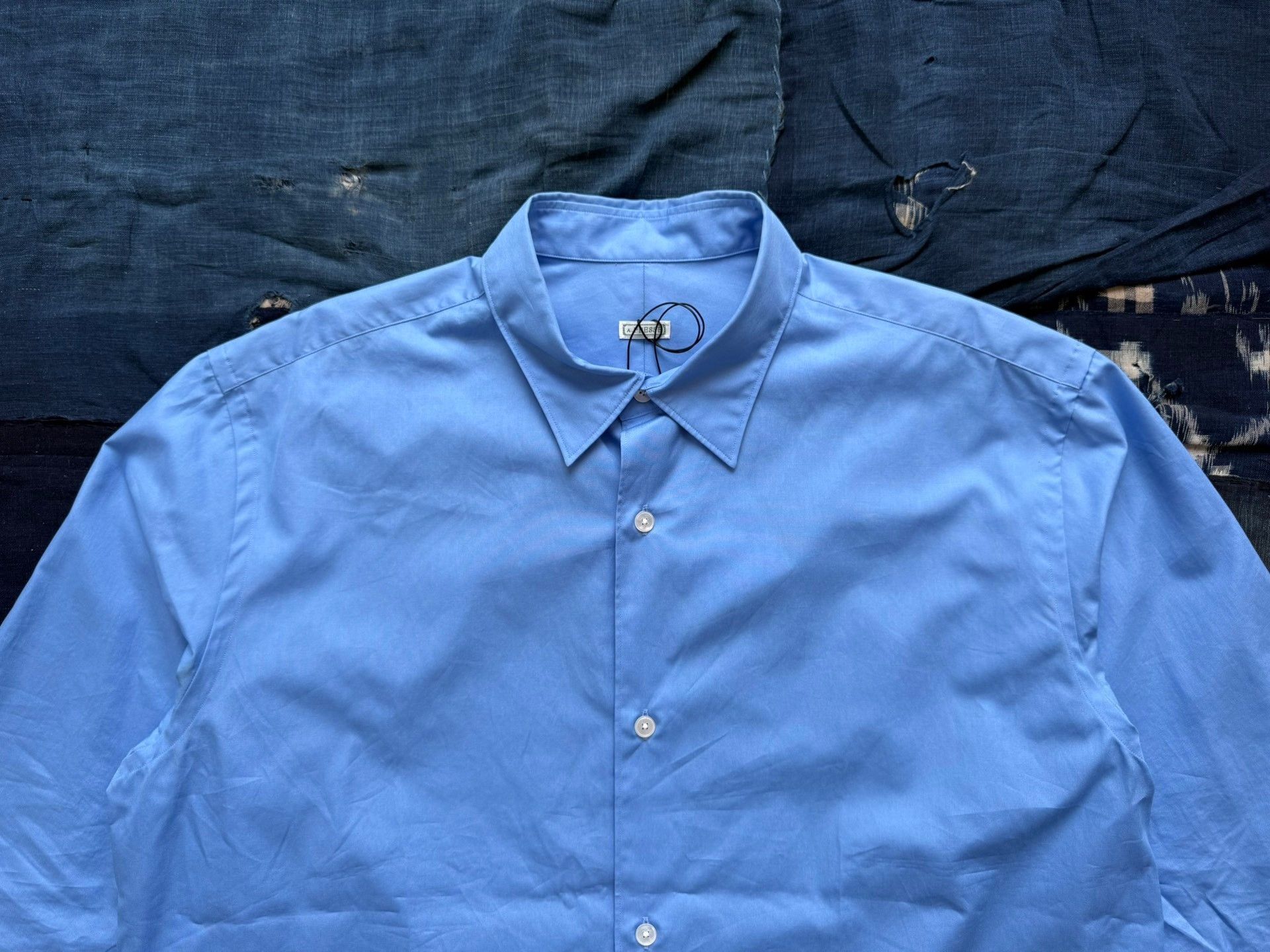 A.PRESSE A.PRESSE Regular Collar Loose Shirt Size US S / EU 44-46 / 1 - 3 Thumbnail