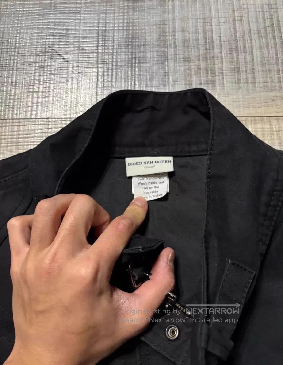Dries Van Noten Black Utility Jacket with Multiple Pockets - Size S. Size US S / EU 44-46 / 1 - 4 Thumbnail