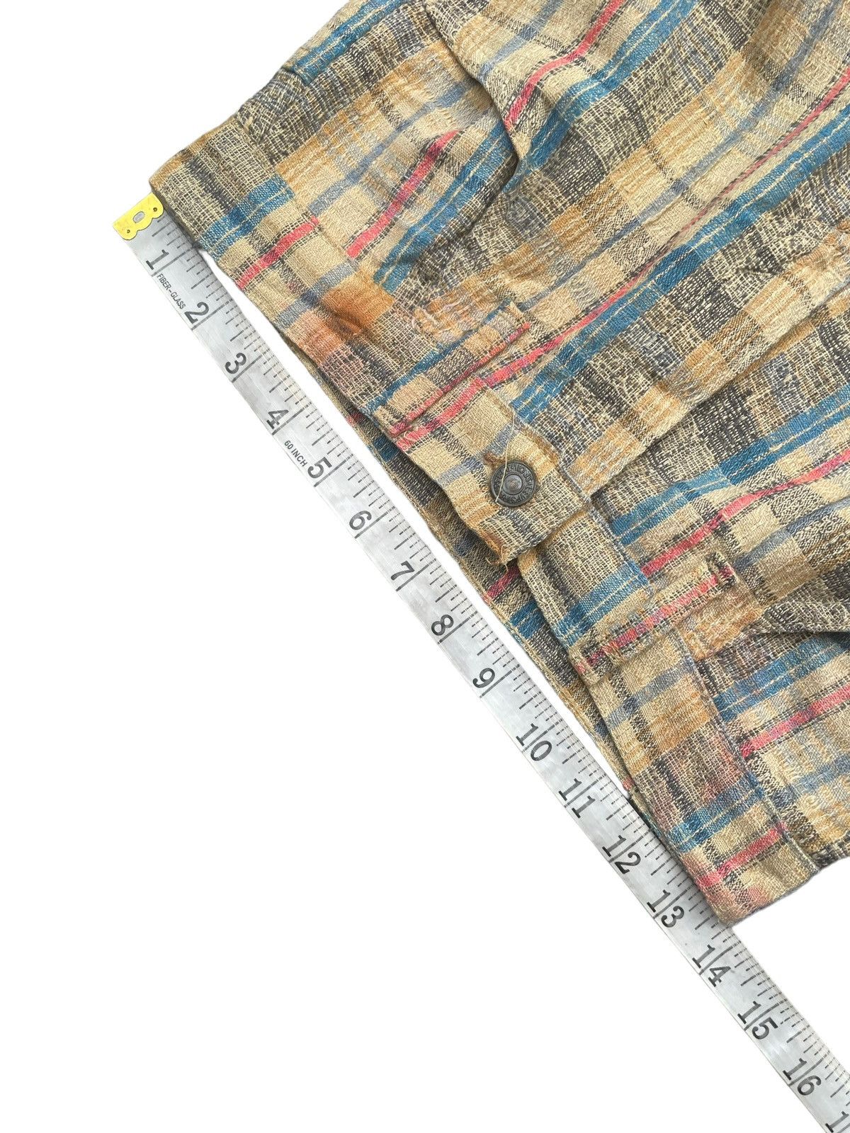 Levi's Vintage 1973 Flare Levis White Tag Checkered Size US 28 / EU 44 - 11 Thumbnail