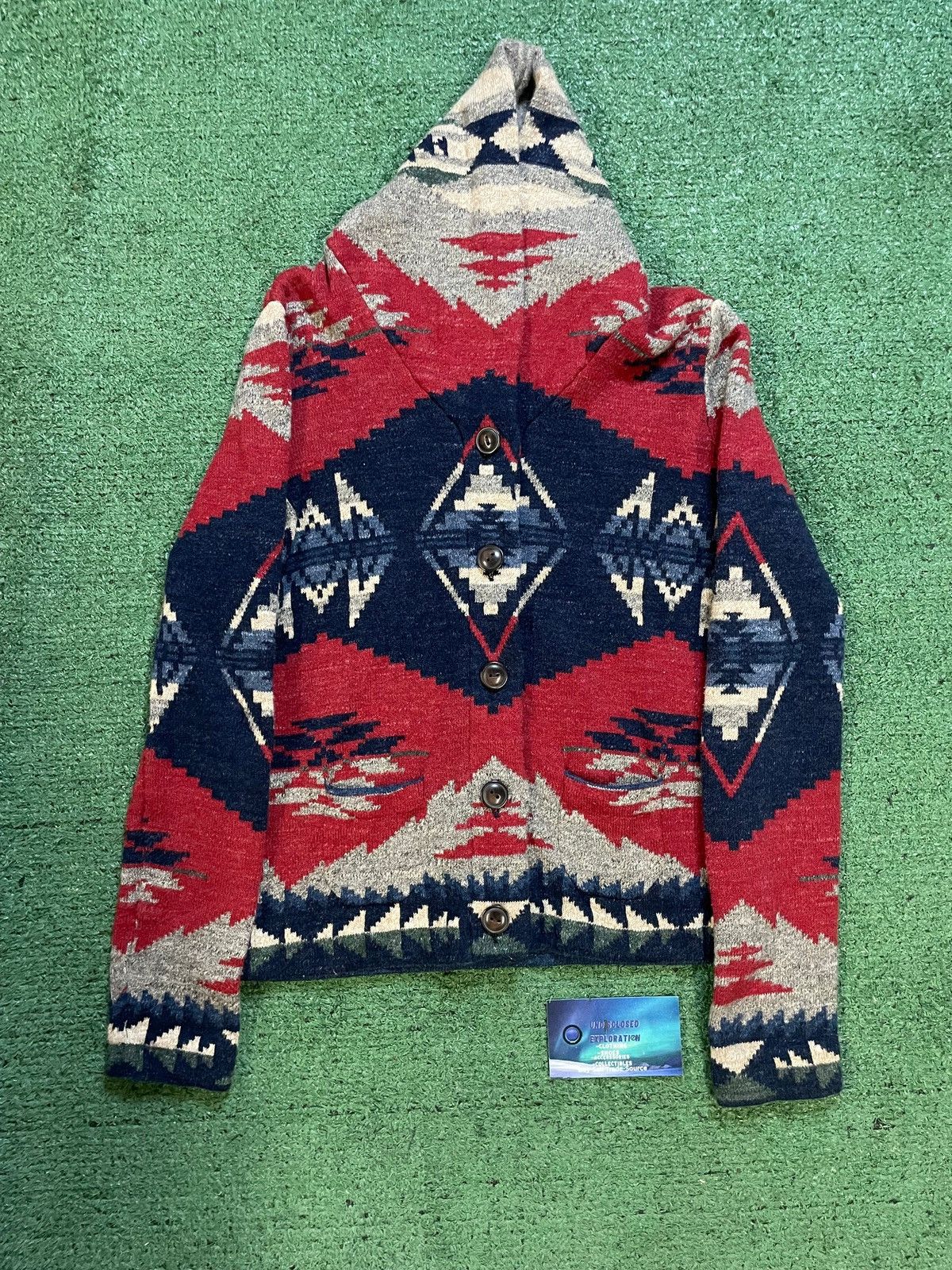 Polo Ralph Lauren Denim & Supply Ralph Lauren Aztec Navajo Shawl Cardigan Size US XS / EU 42 / 0 - 1 Thumbnail