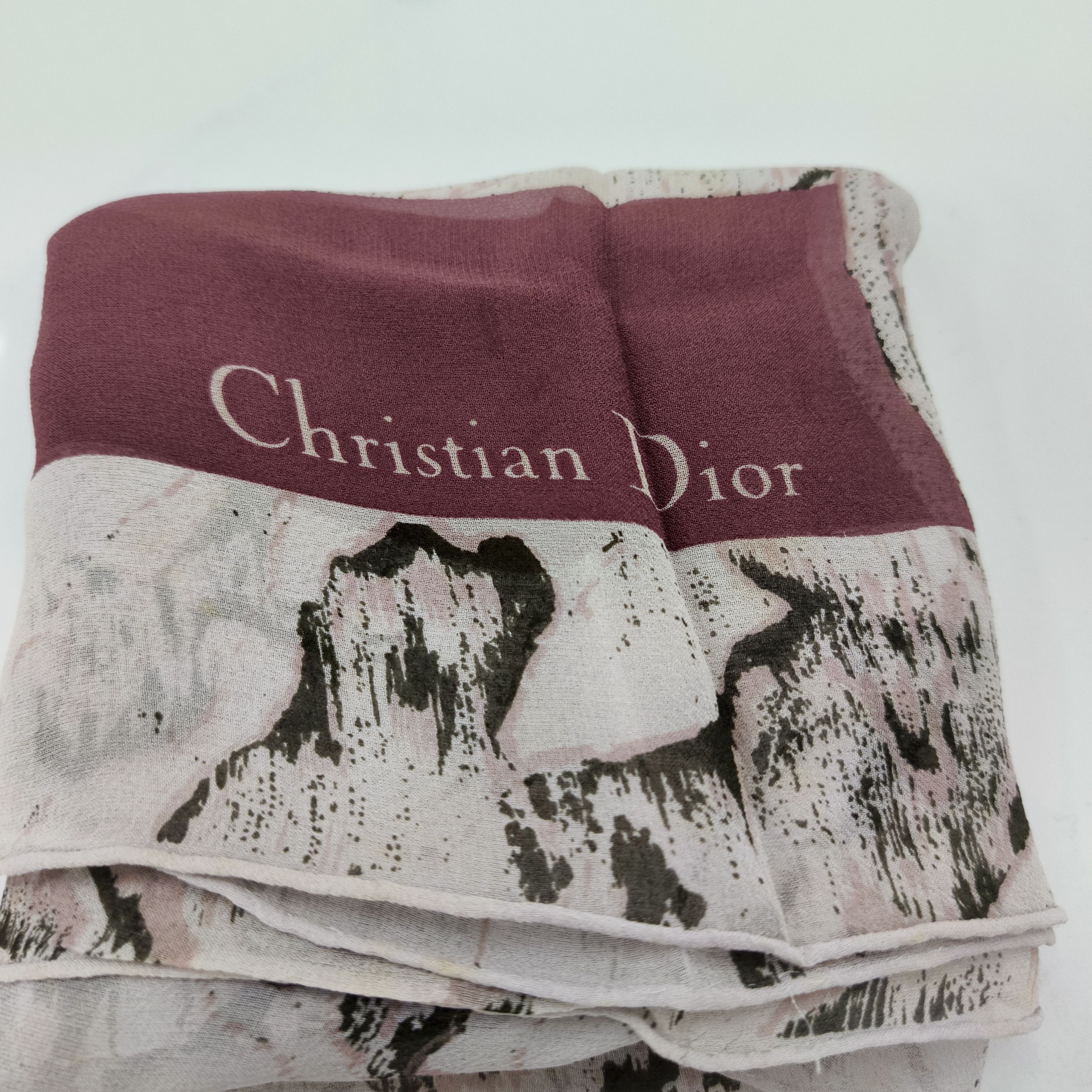 Christian Dior Monsieur Christian Dior silk scarves Size ONE SIZE - 5 Thumbnail
