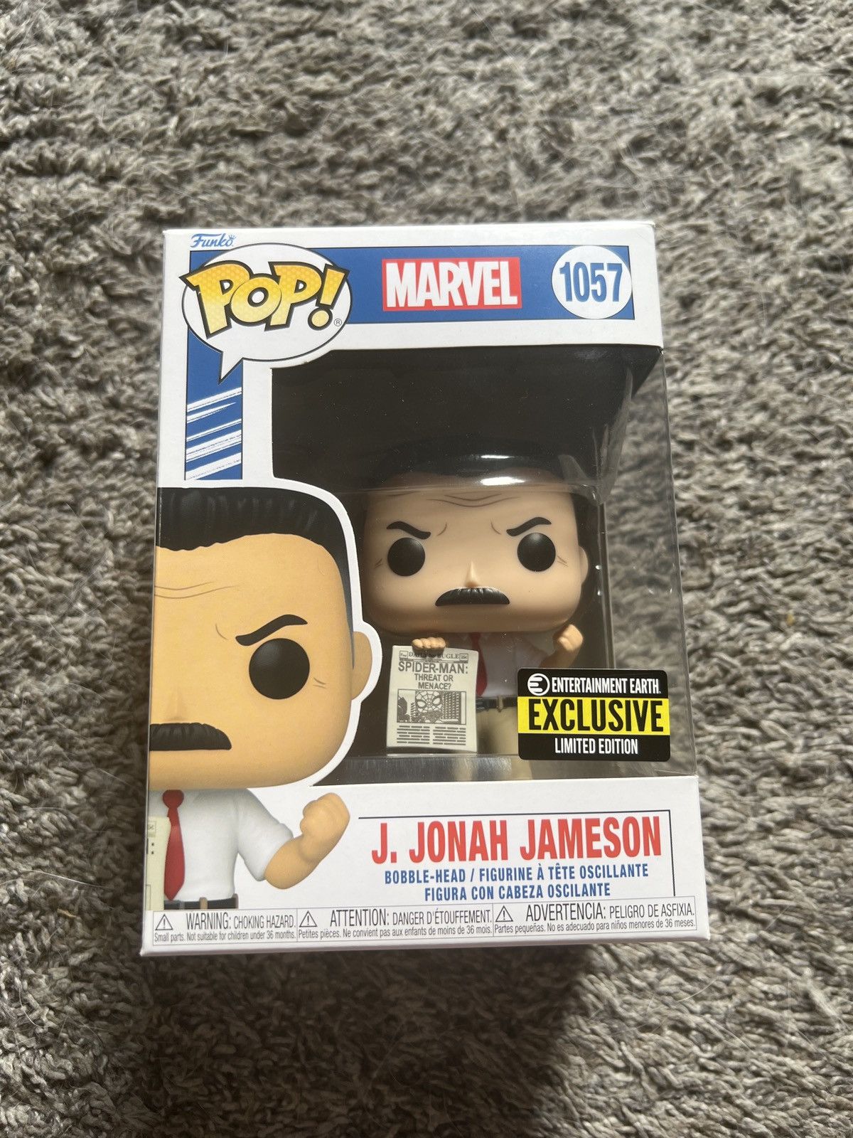 Marvel Comics Funko Pop! J. Jonah Jameson Bobble-Head Size ONE SIZE - 1 Thumbnail