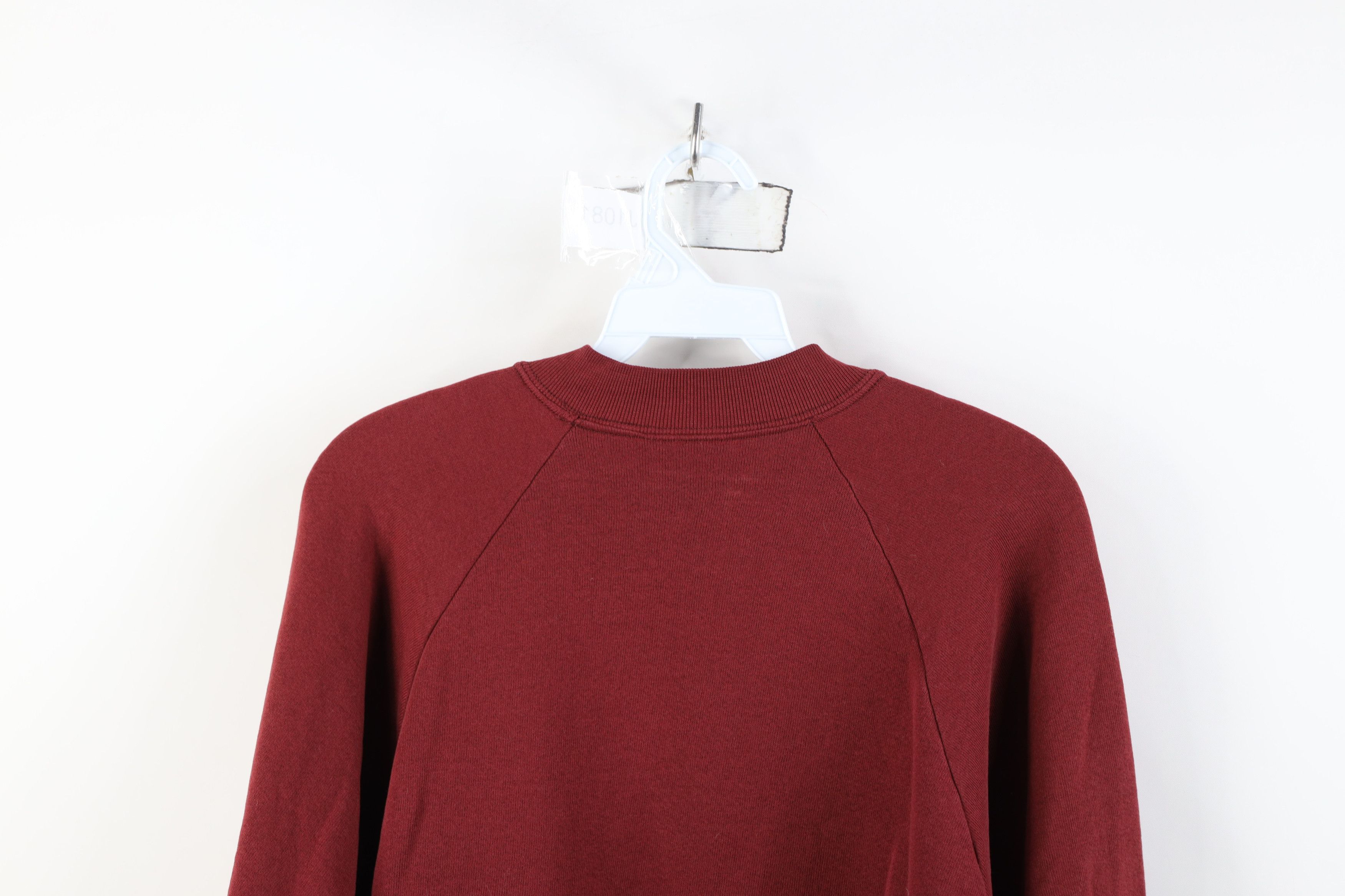 Vintage Vintage 70s 80s Streetwear Raglan Crewneck Sweatshirt Red Size US XL / EU 56 / 4 - 13 Thumbnail