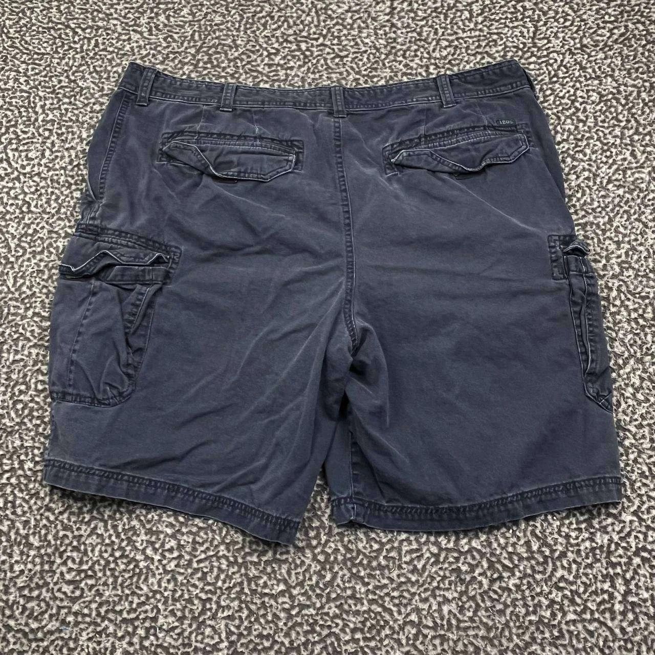Izod Izod Cargo Shorts Men 42 Navy Blue Pockets Outdoor Cotton Size US 42 / EU 58 - 2 Thumbnail