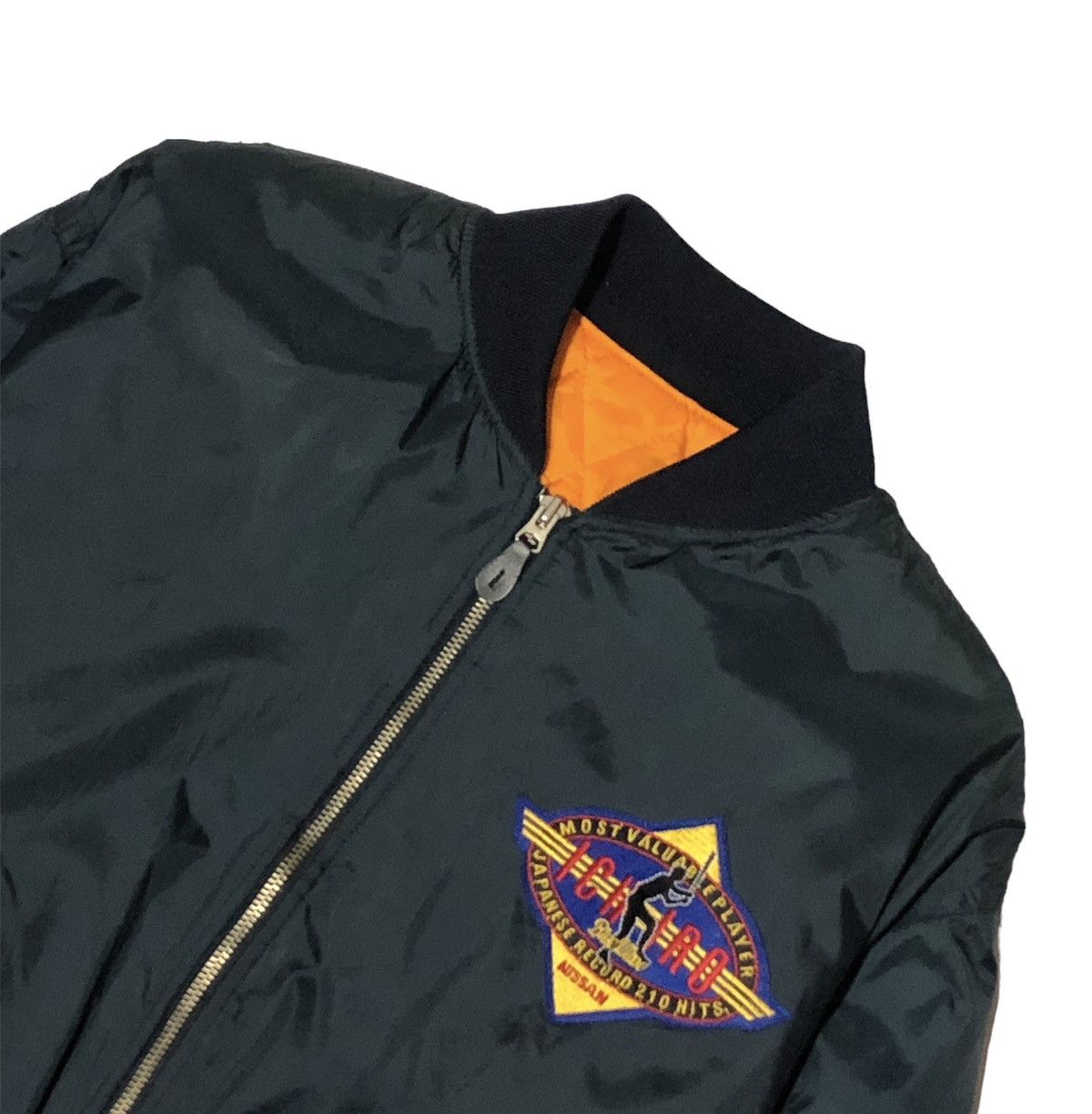 Japanese Brand 90s Vintage Nissan x ichiro suzuki BlueWave Baseball Jacket Size US L / EU 52-54 / 3 - 3 Thumbnail
