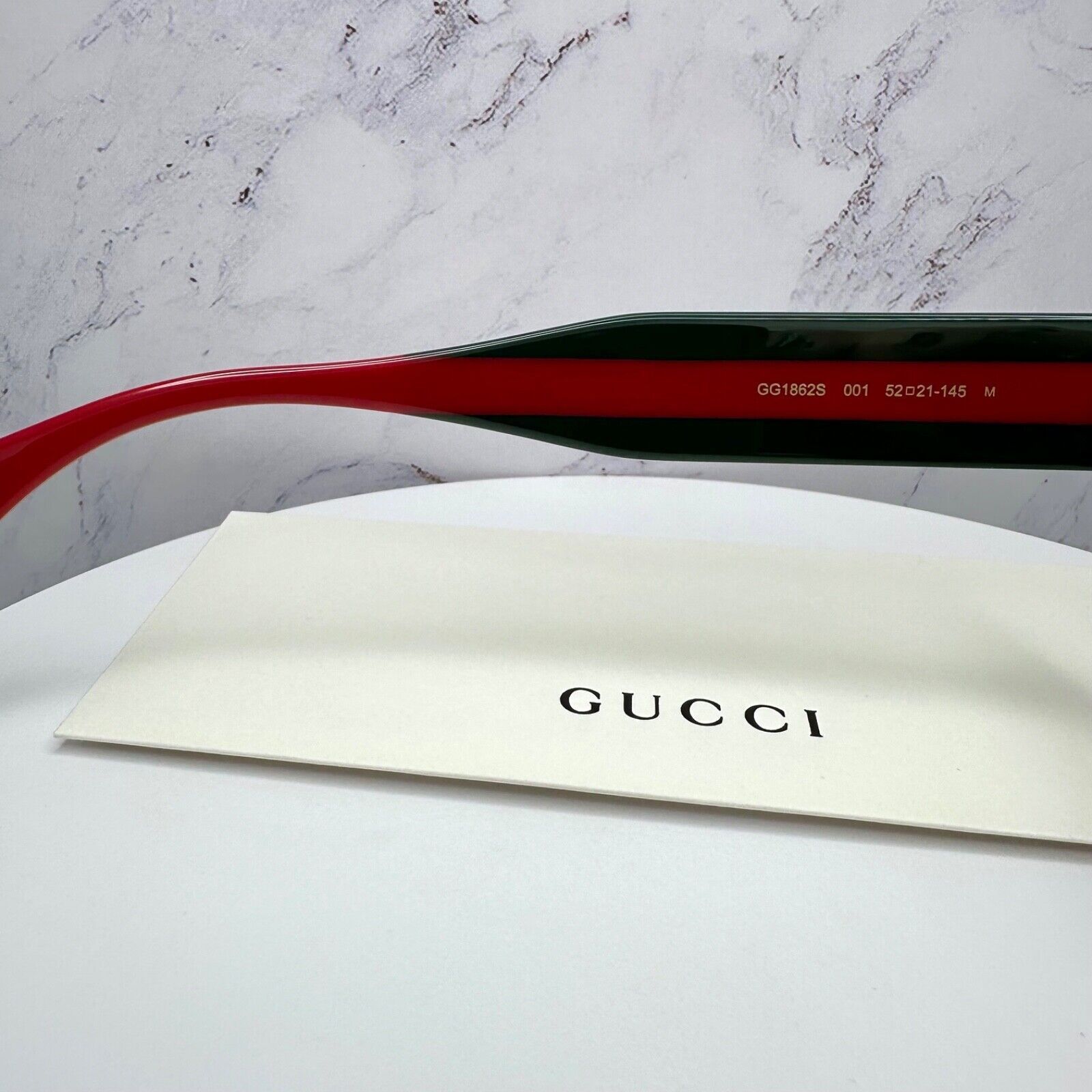 Gucci New GUCCI Sunglasses Black Gold 2025 Newest Collection Size ONE SIZE - 9 Thumbnail
