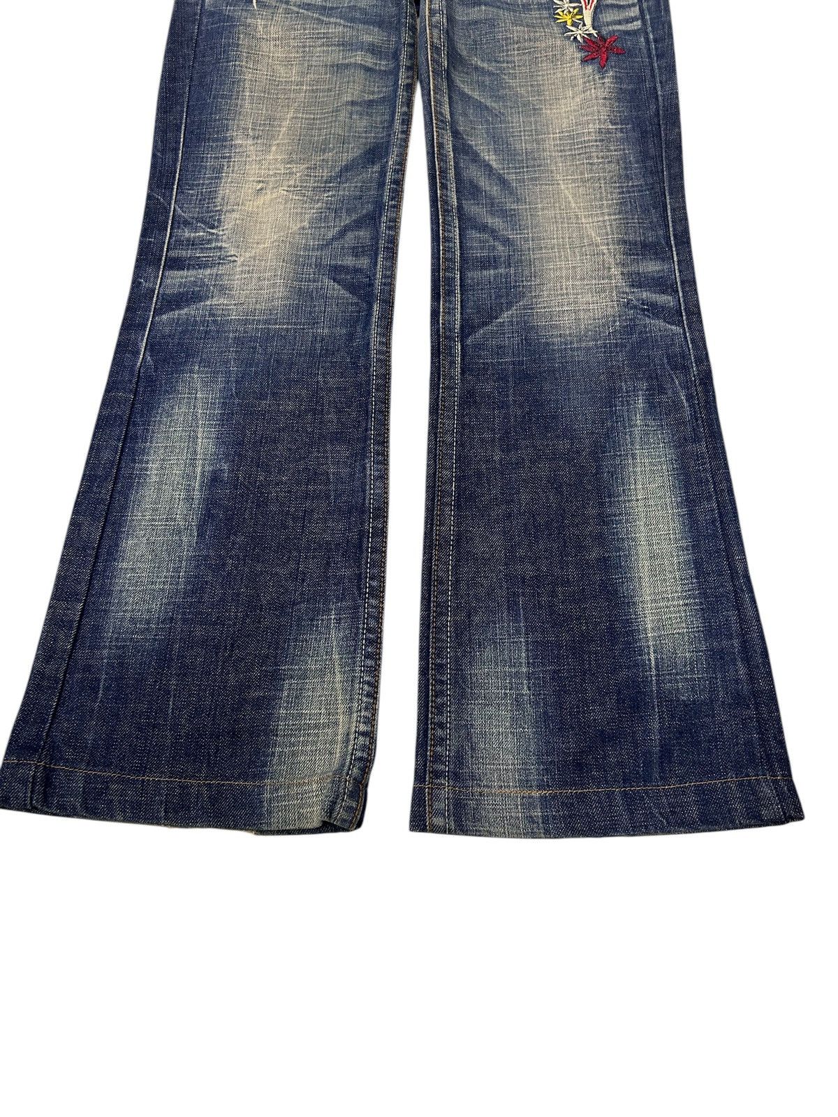 Japanese Brand × Vintage Vintage Japanese Denim Redpepper Mud Wash Flare Jeans Size US 30 / EU 46 - 6 Thumbnail