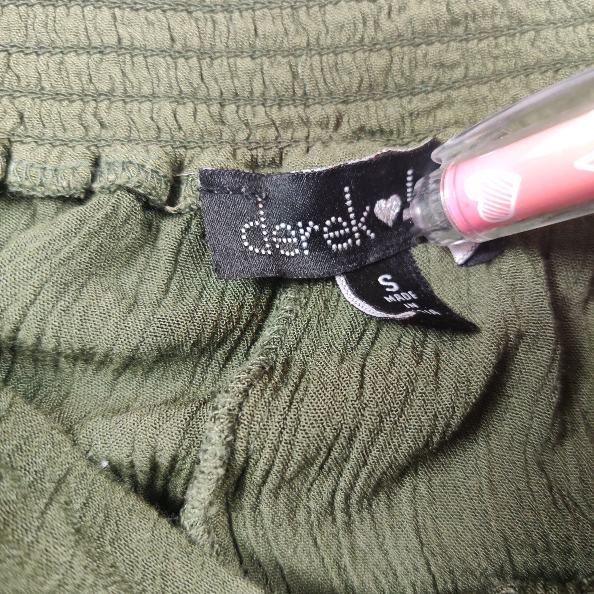 Other Derek Heart Small Green Ruffle Hem Shorts Waist Tie Belt Cas Size 27" / US 4 / IT 40 - 5 Thumbnail