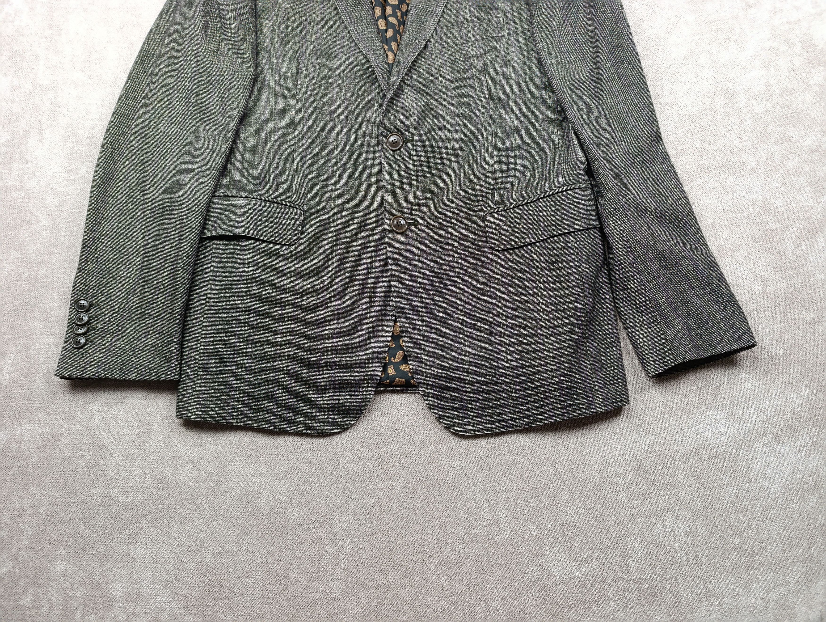 Etro Etro Milano Mens Classic Wool/Silk Suit Size 50R - 4 Thumbnail
