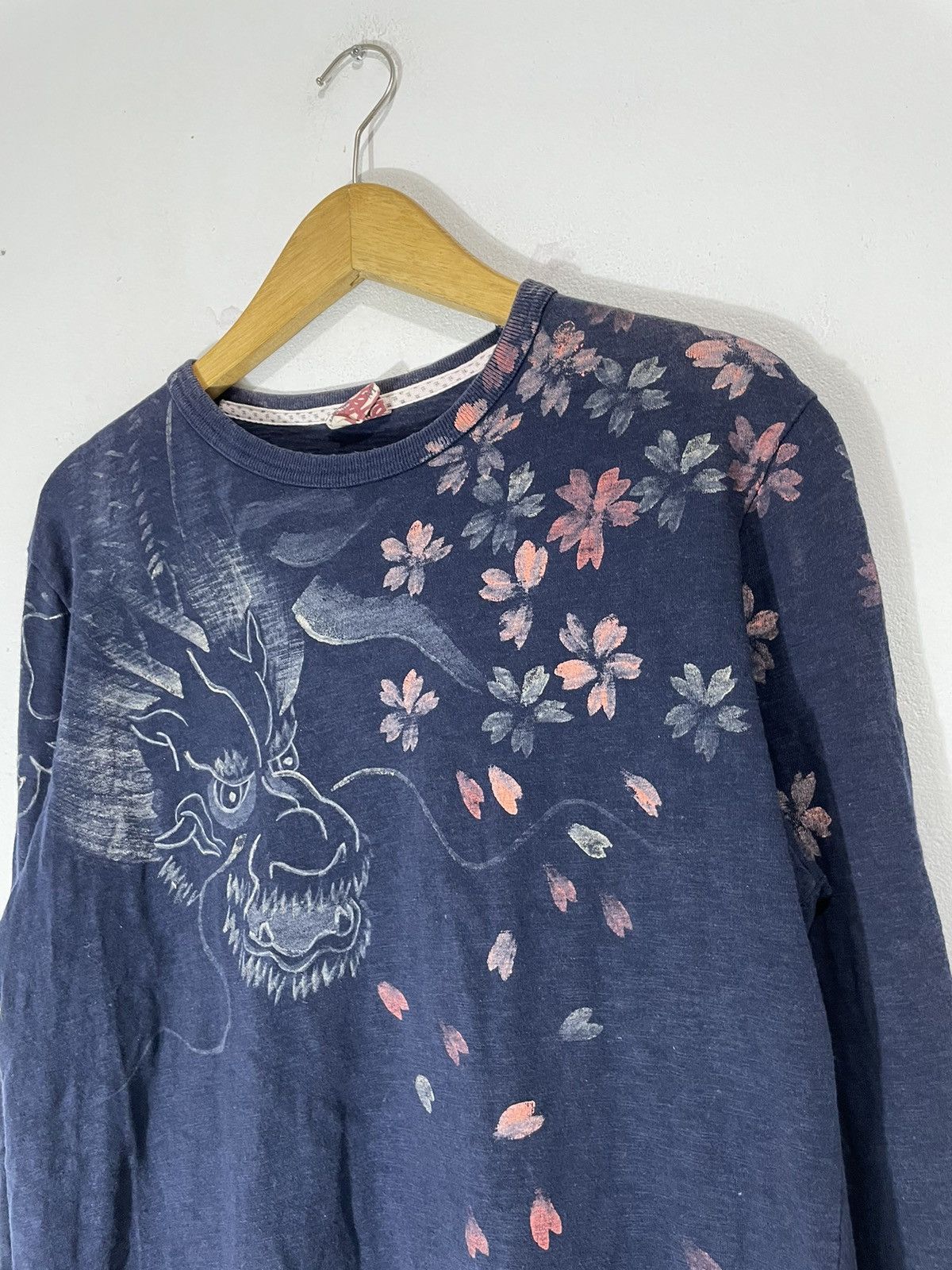 Karakuri Tamashii Flowers Dragon Sukajan Longsleeve Japanese Traditional Size US M / EU 48-50 / 2 - 3 Thumbnail