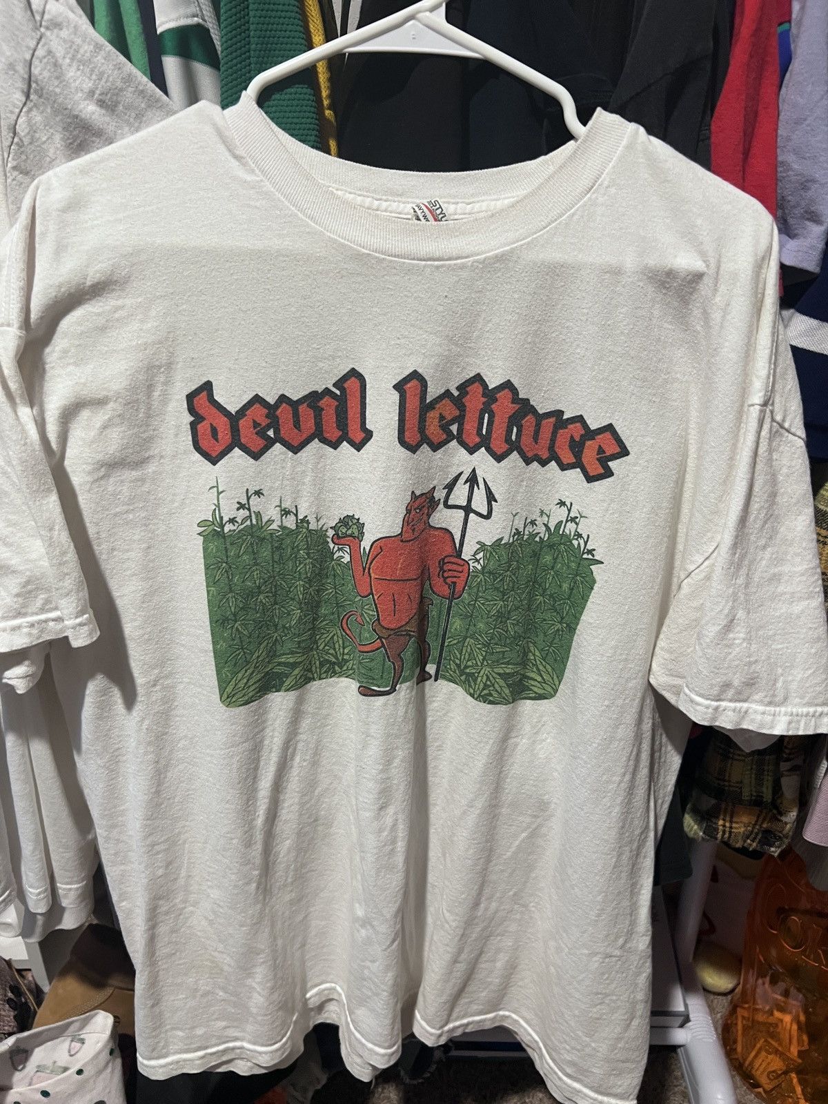Vintage Vintage Devil Lettuce T shirt Size US XL / EU 56 / 4 - 1 Thumbnail