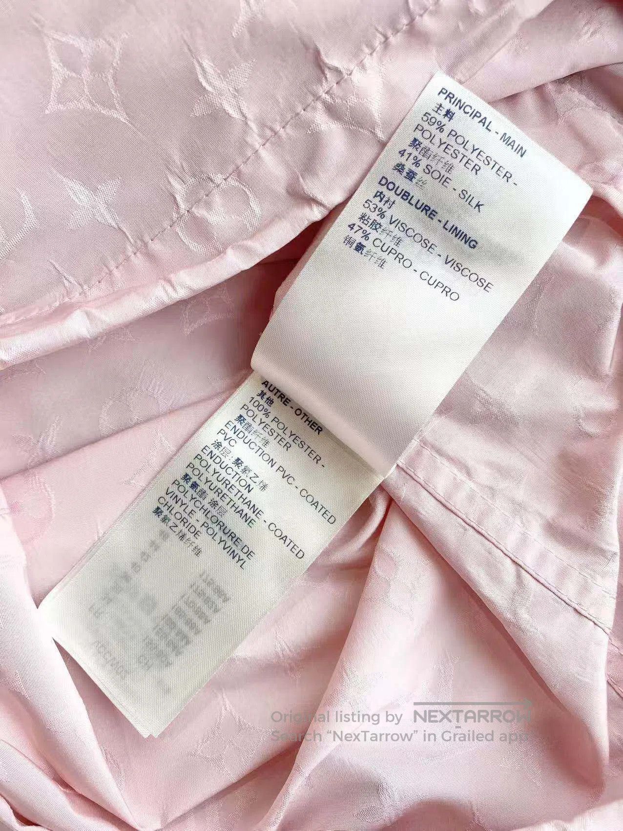 Louis Vuitton Louis Vuitton Pink old flowers are full of printed jackets Size 4XL / US 24-26 - 7 Thumbnail