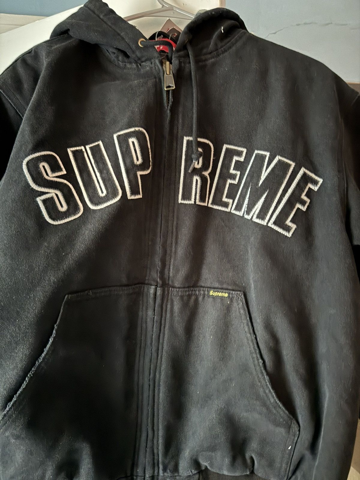 Supreme Supreme Reflective Arc Hooded Work Jacket | Grailed