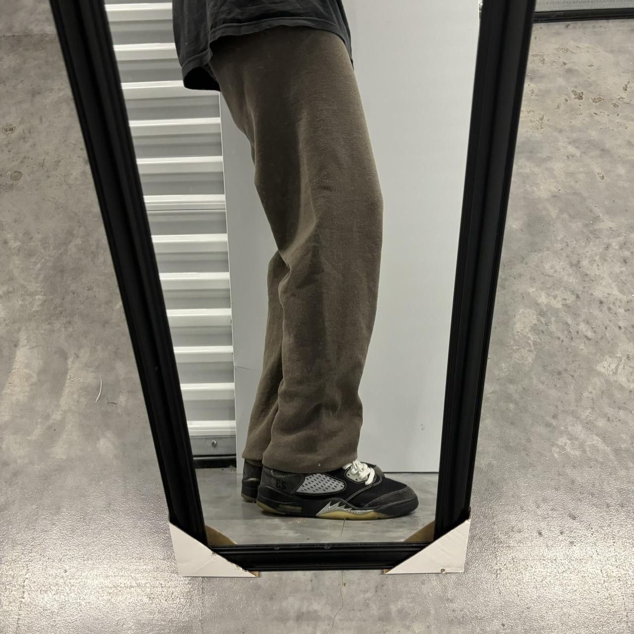 Japanese Brand × Vintage Crazy Vintage 90s Faded Brown Made In USA Essential Sweatpants! Size US 28 / EU 44 - 2 Thumbnail