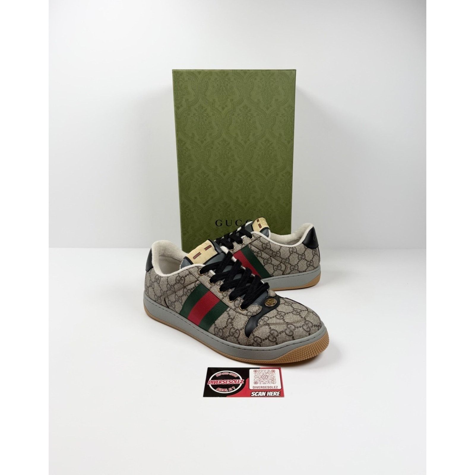 adidas gazelle silver green womens adidas Gazelle Gucci Original GG Beige Brown – OG Kicks main image 0