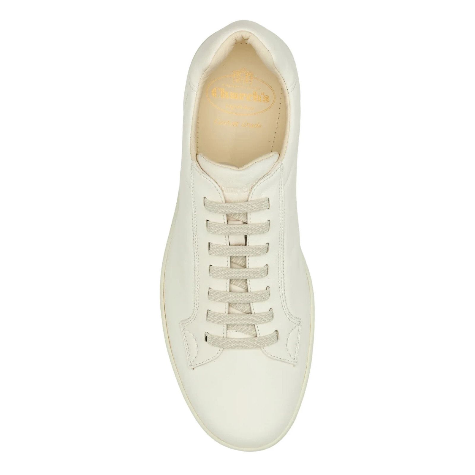 Church's Ludlow 3 White Nappa Leather Sneakers New And Authe