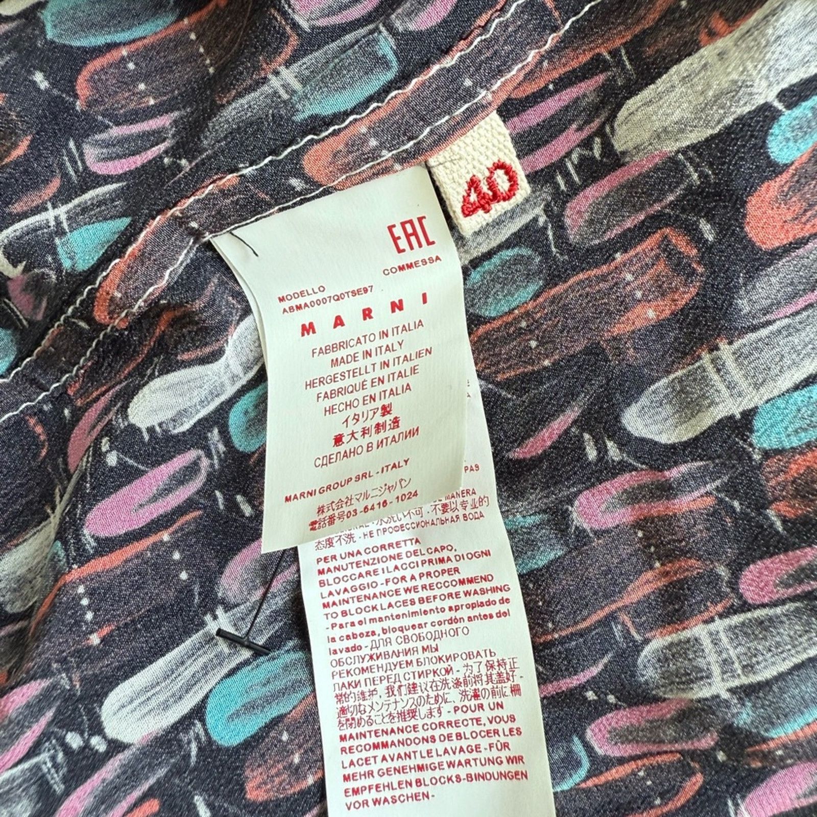 Marni MARNI women silk dress size 40 IT or 4 US Authentic 1200$ Size S / US 4 / IT 40 - 8 Thumbnail