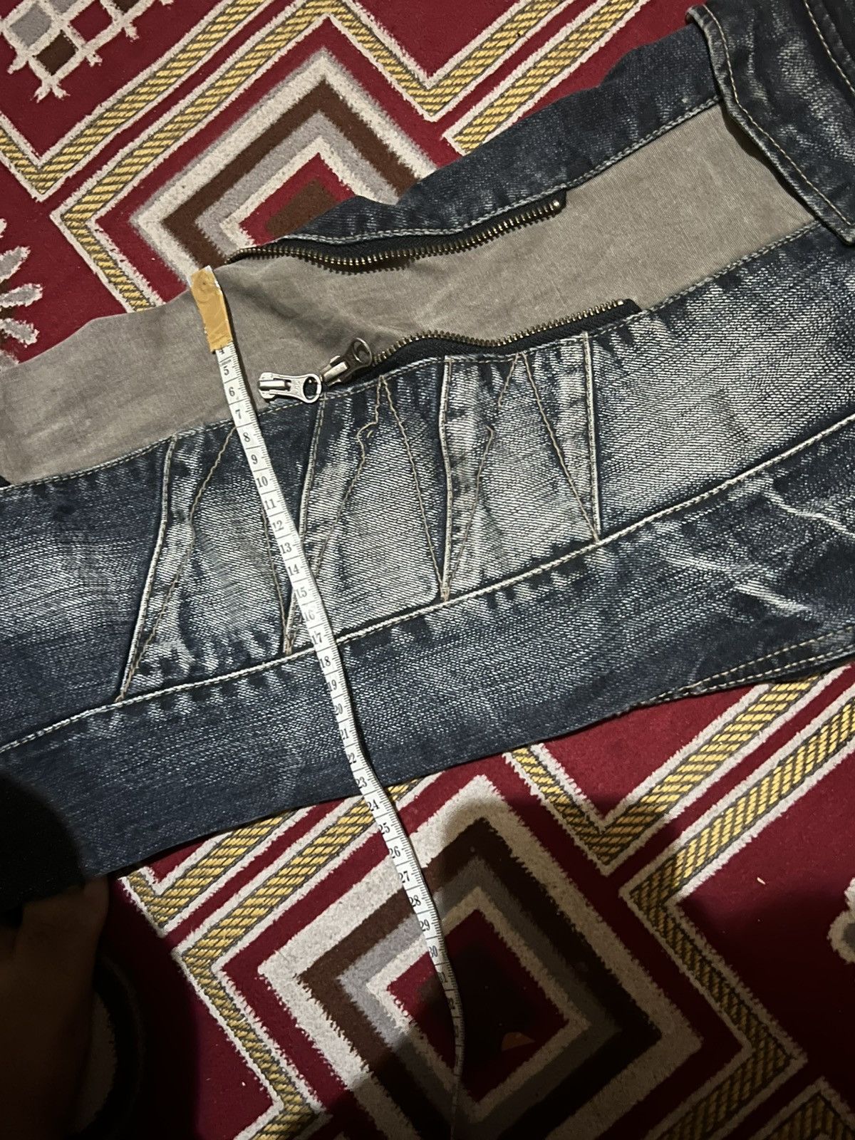 PPFM PPFM Multi Zip Denim Size US 33 - 7 Thumbnail