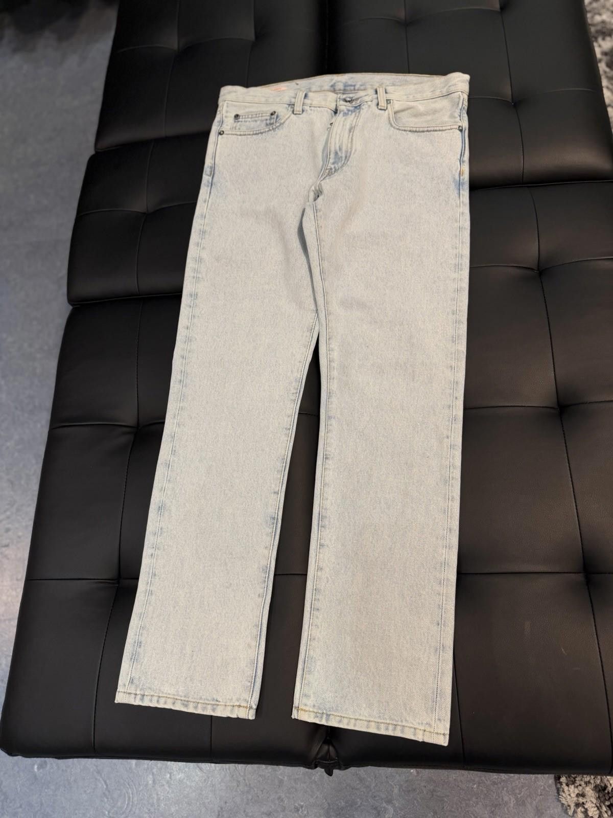 Off-White Off White c/o Virgil Abloh Jeans Men 31x30 Diagonal Stripe Size US 31 - 2 Thumbnail
