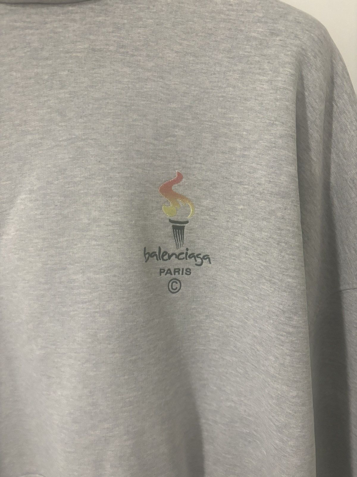 Balenciaga balenciaga olympic hoodie grey🌟 Size US L / EU 52-54 / 3 - 4 Thumbnail