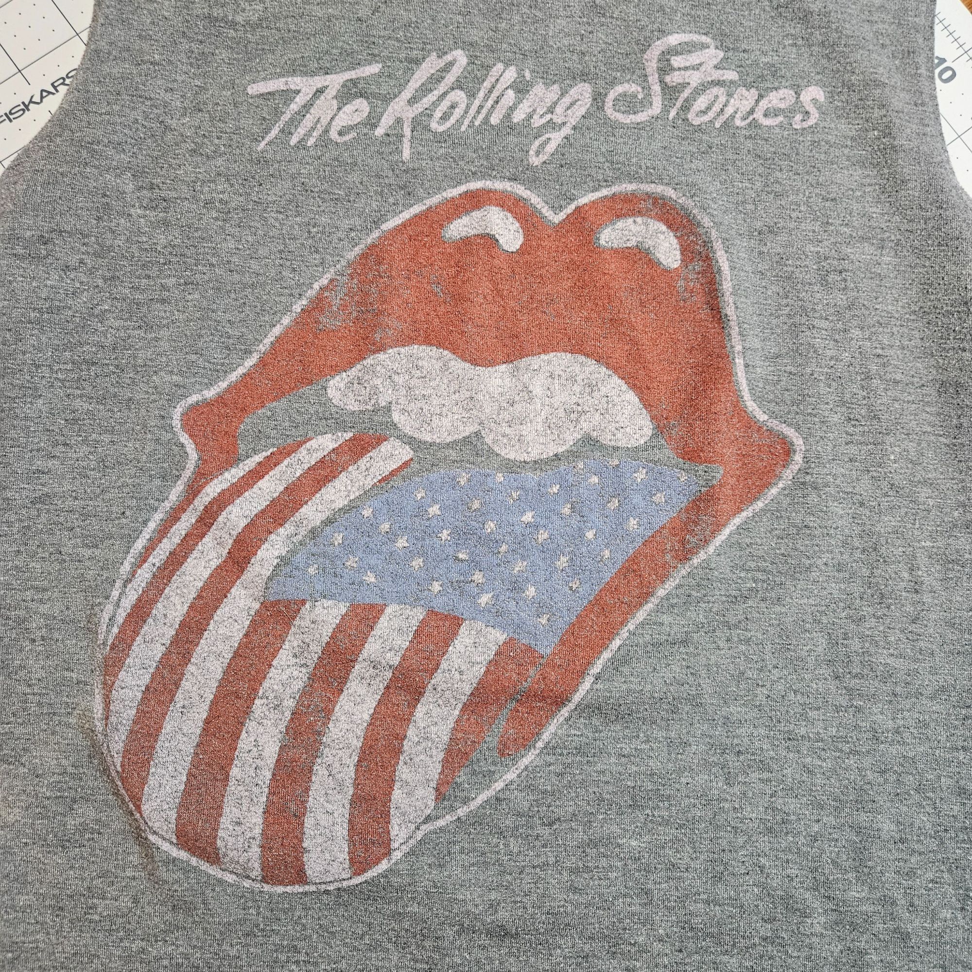 The Rolling Stones Rolling Stones Gray Small Tank Top Band Tee Y2K Rock America Size S / US 4 / IT 40 - 9 Thumbnail