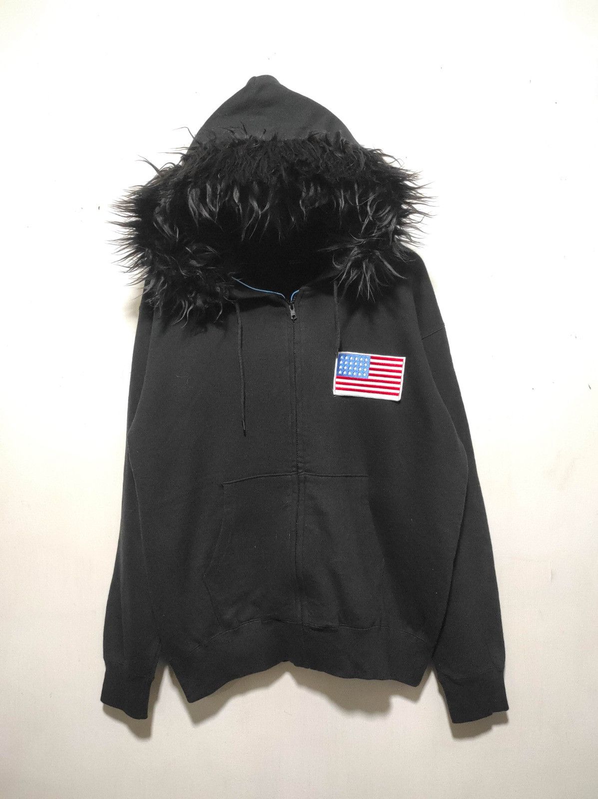 Japanese Brand Cross Stitch zipper fur hoodie LGB style Size US L / EU 52-54 / 3 - 3 Thumbnail