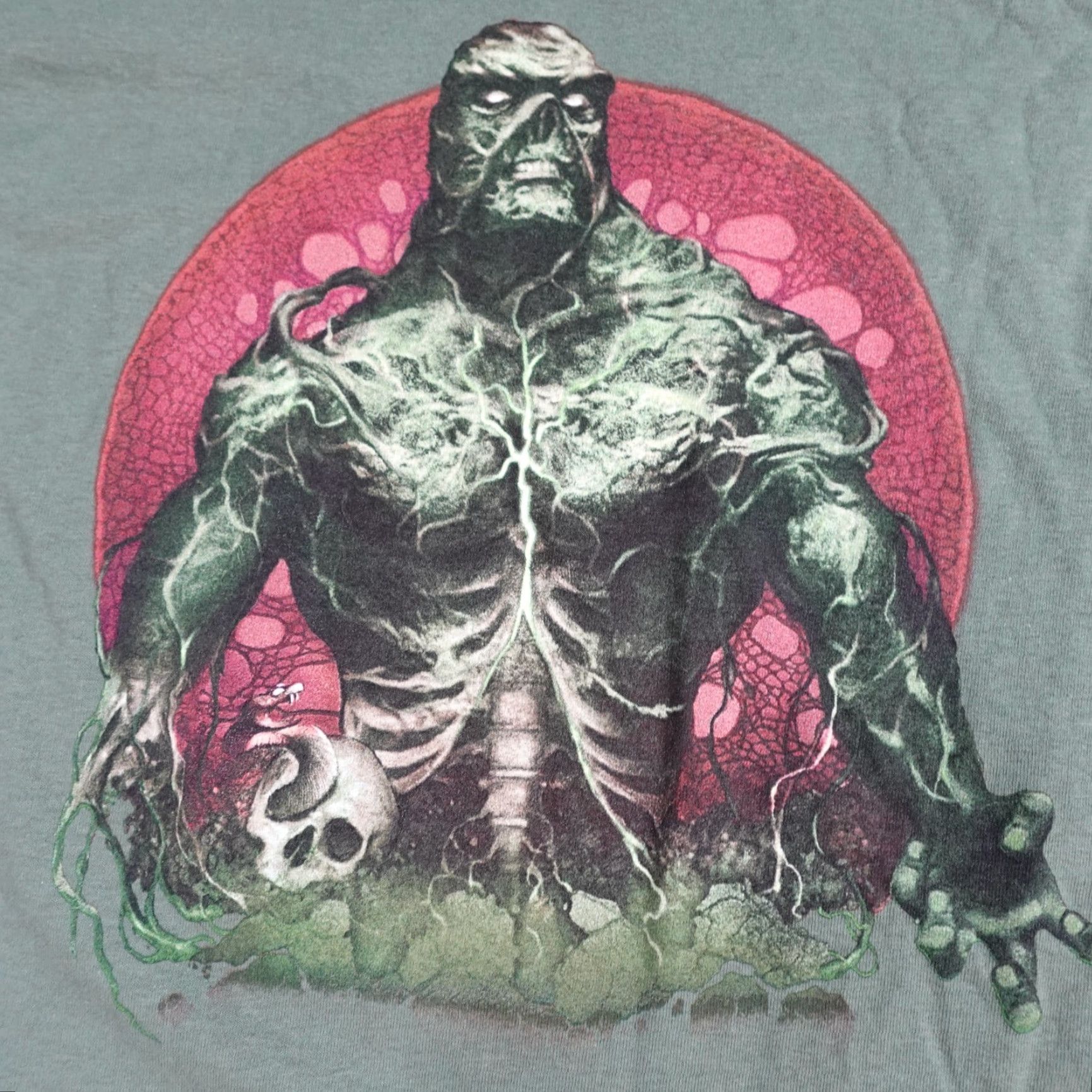 Vintage Loot Crate The Swamp Thing Shirt Green JLA Exclusive Small Short Sleeve Crew Neck Mens S Cotton Jersey T-Shirt Size US S / EU 44-46 / 1 - 2 Thumbnail