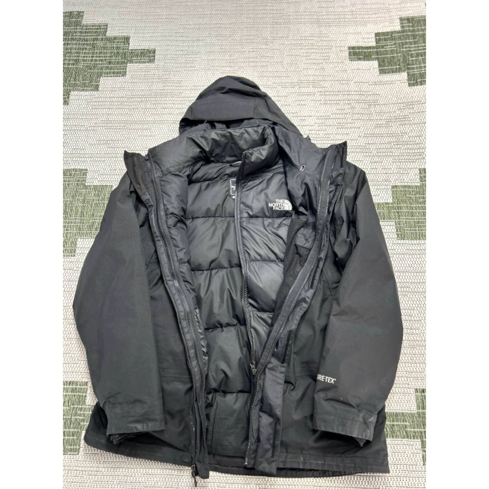 The North Face The North Face Gortex Jacket Mens Large Black 3-In-1 Full Zip Size US L / EU 52-54 / 3 - 3 Thumbnail