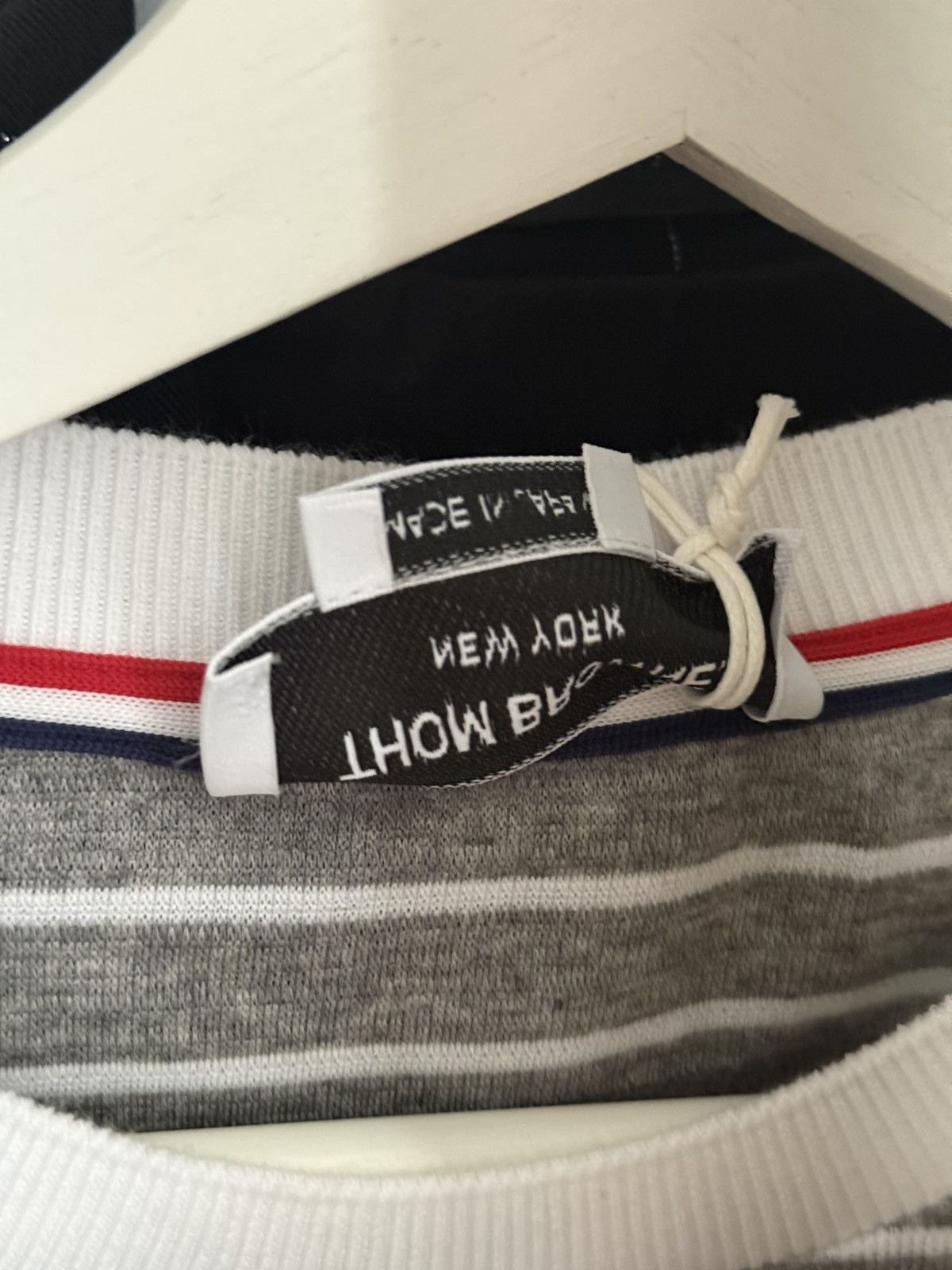 Thom Browne Thom Browne 4-Bar long sleeve t-shirt Size US L / EU 52-54 / 3 - 10 Thumbnail