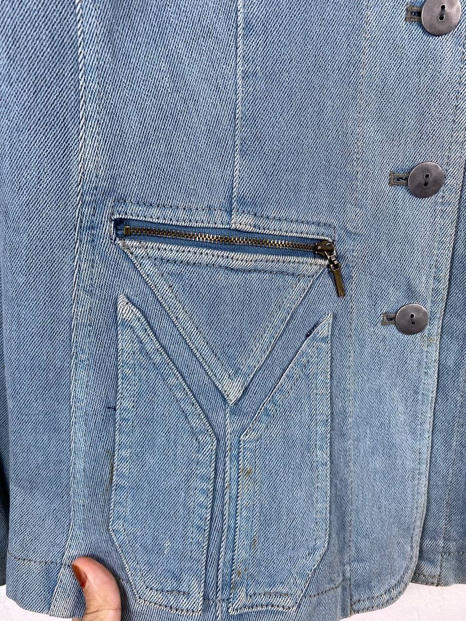 Japanese Brand intellection japanese brand denim jacket nice design Size M / US 6-8 / IT 42-44 - 3 Thumbnail