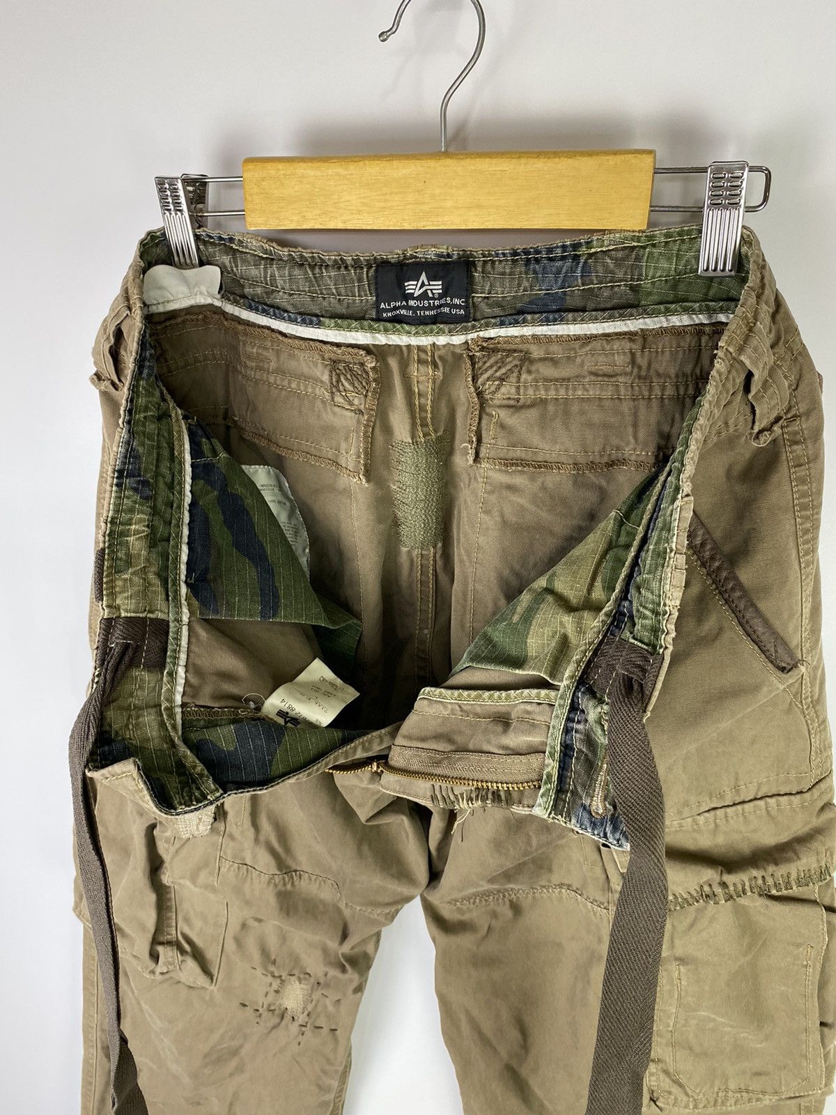 Alpha Industries Alpha industries cargo adjustable patchwork pant Size US 33 - 4 Thumbnail
