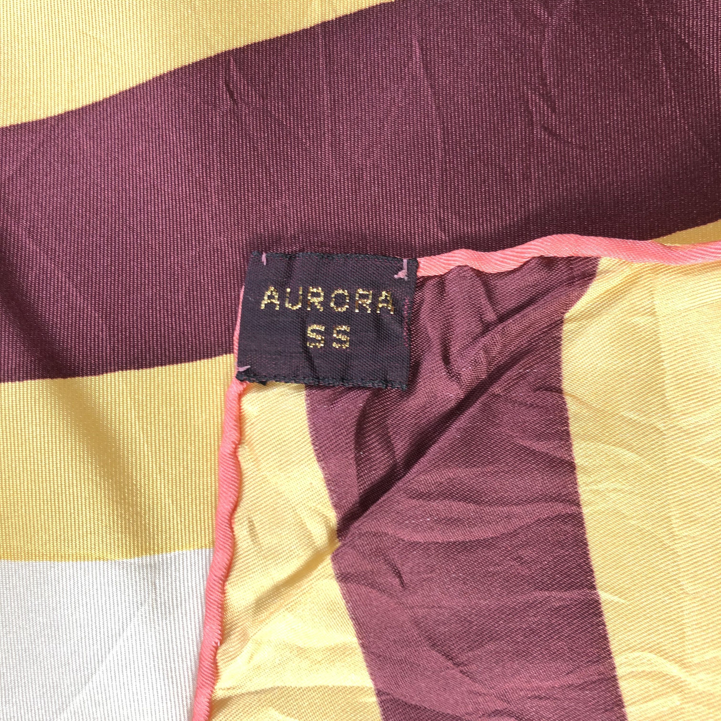 Vintage Vintage Aurora Silk Scarf Size ONE SIZE - 5 Thumbnail