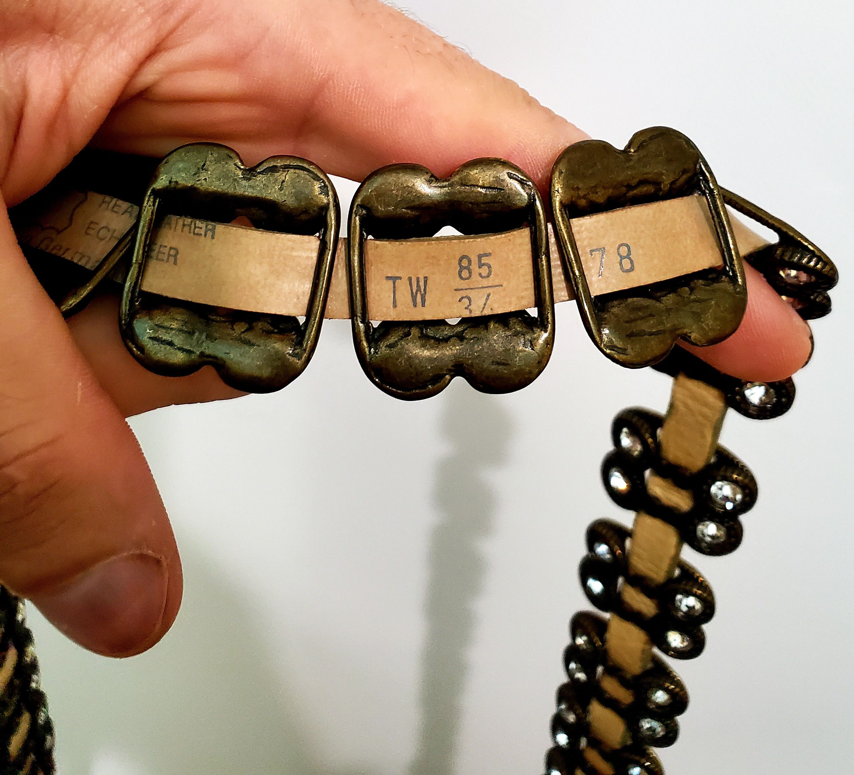 Japanese Brand × Vintage Vintage B.B. Simon Style Real metal Belt Avant Garde Y2K Size ONE SIZE - 8 Thumbnail
